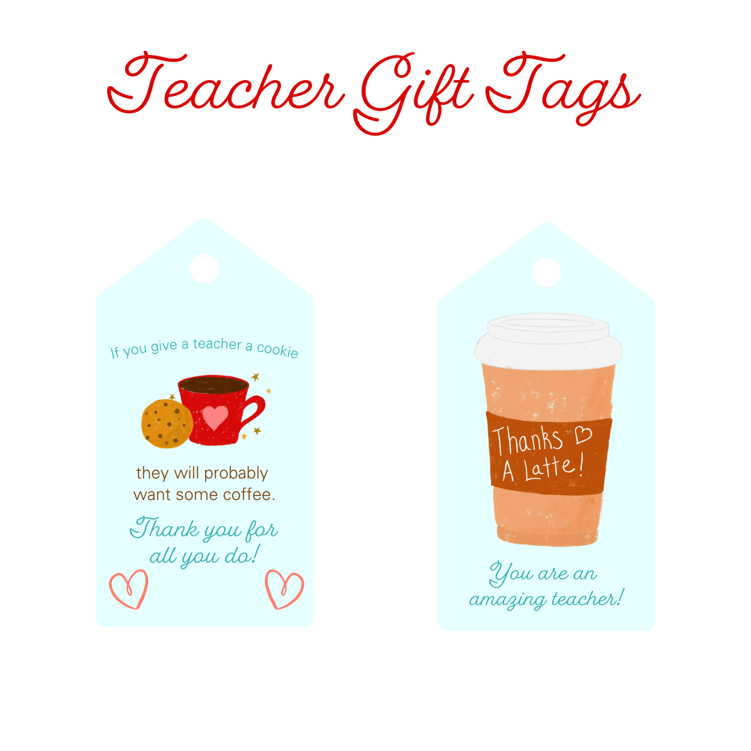 Printable Teacher Gift Tags