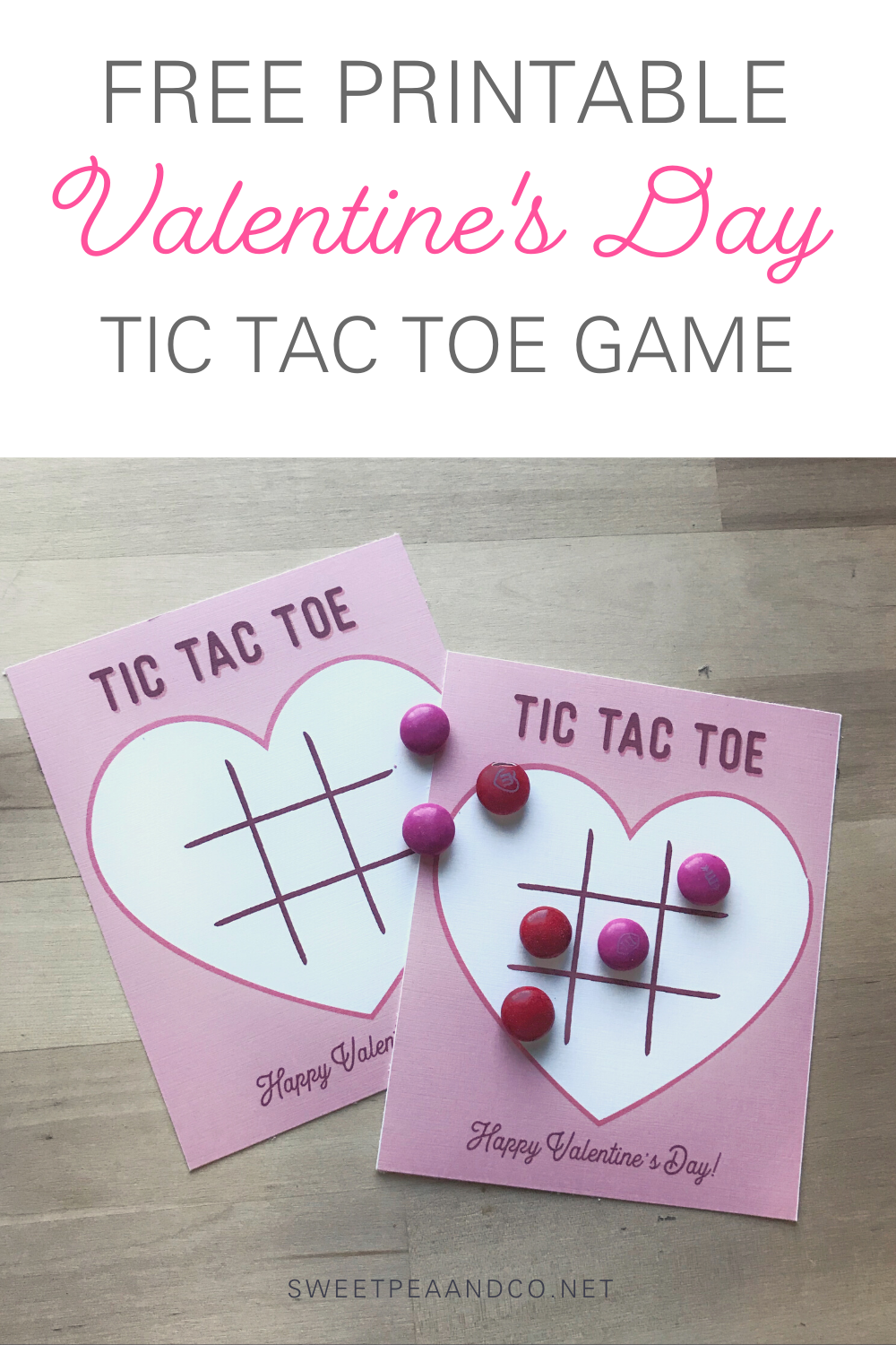 Valentine's Day Tic Tac Toe Printable!