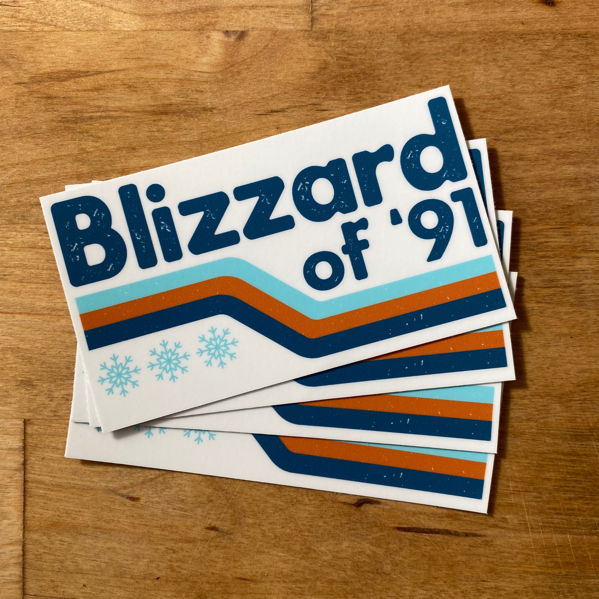 Blizzard of '91 Minnesota Vinyl Sticker