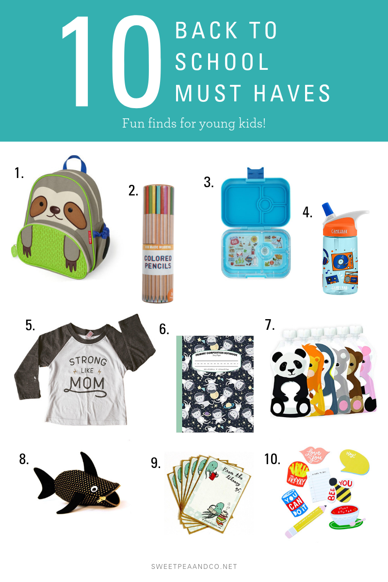 10 back to school must haves for kids