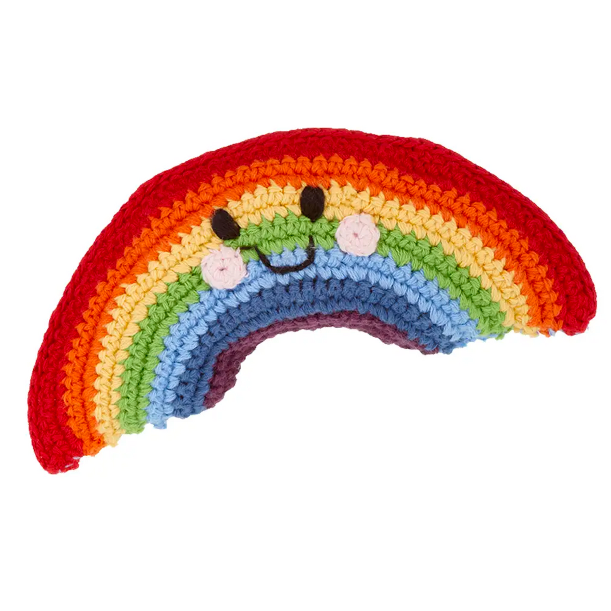 Plush Rainbow Rattle