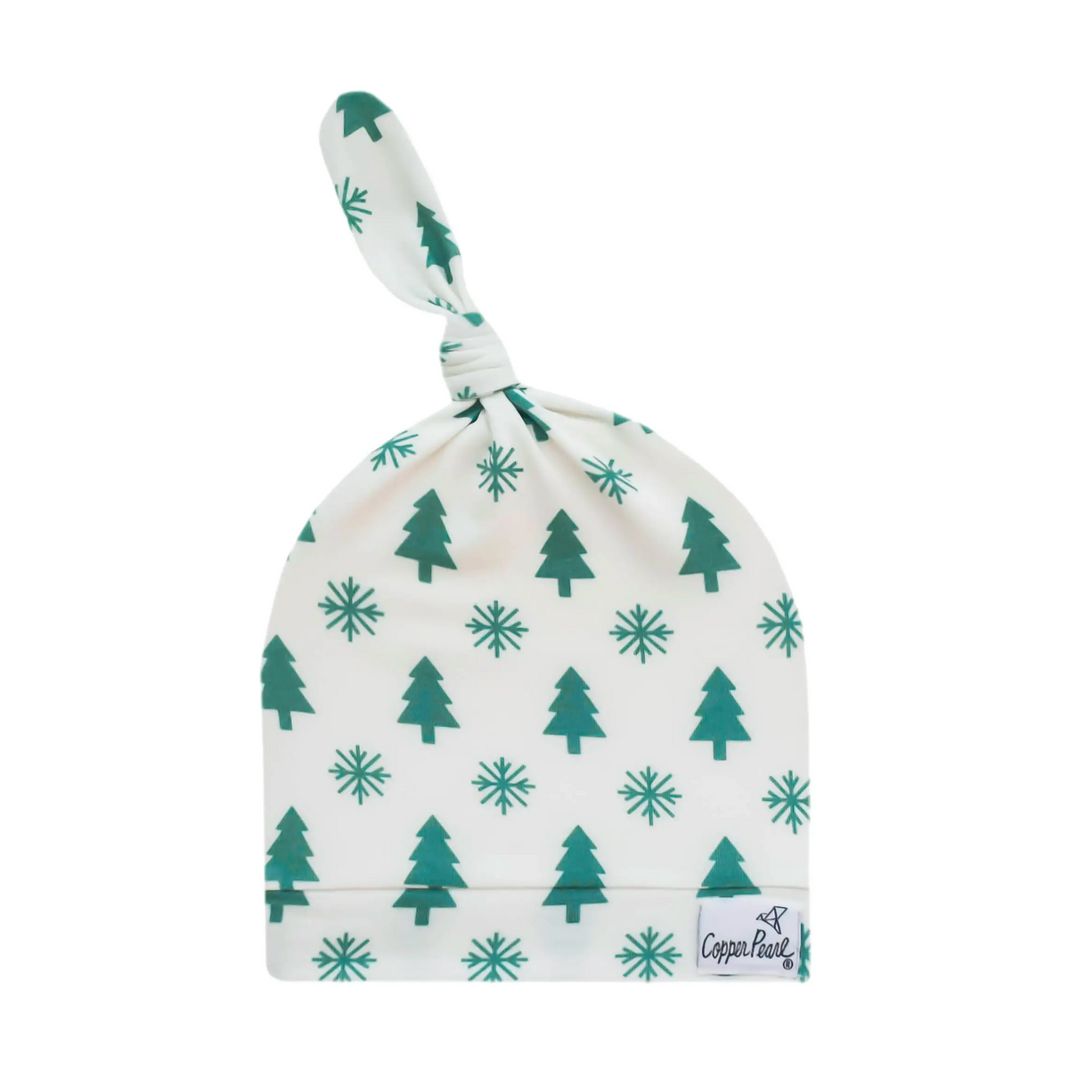 Knit Top Knot Hat - Alps