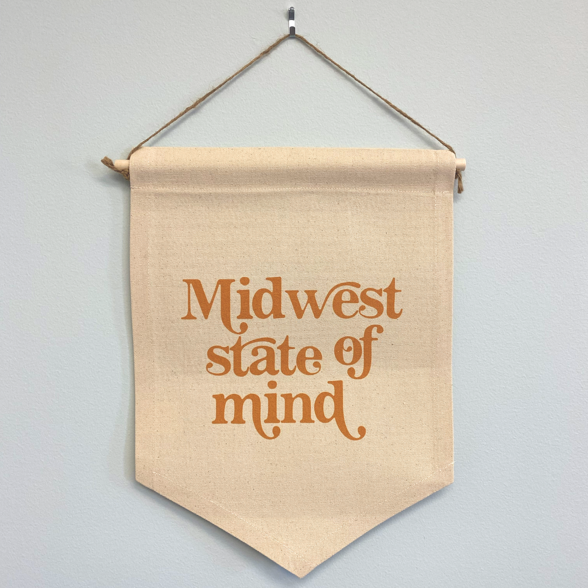 Midwest State of Mind Canvas Banner - Sweetpea and Co.