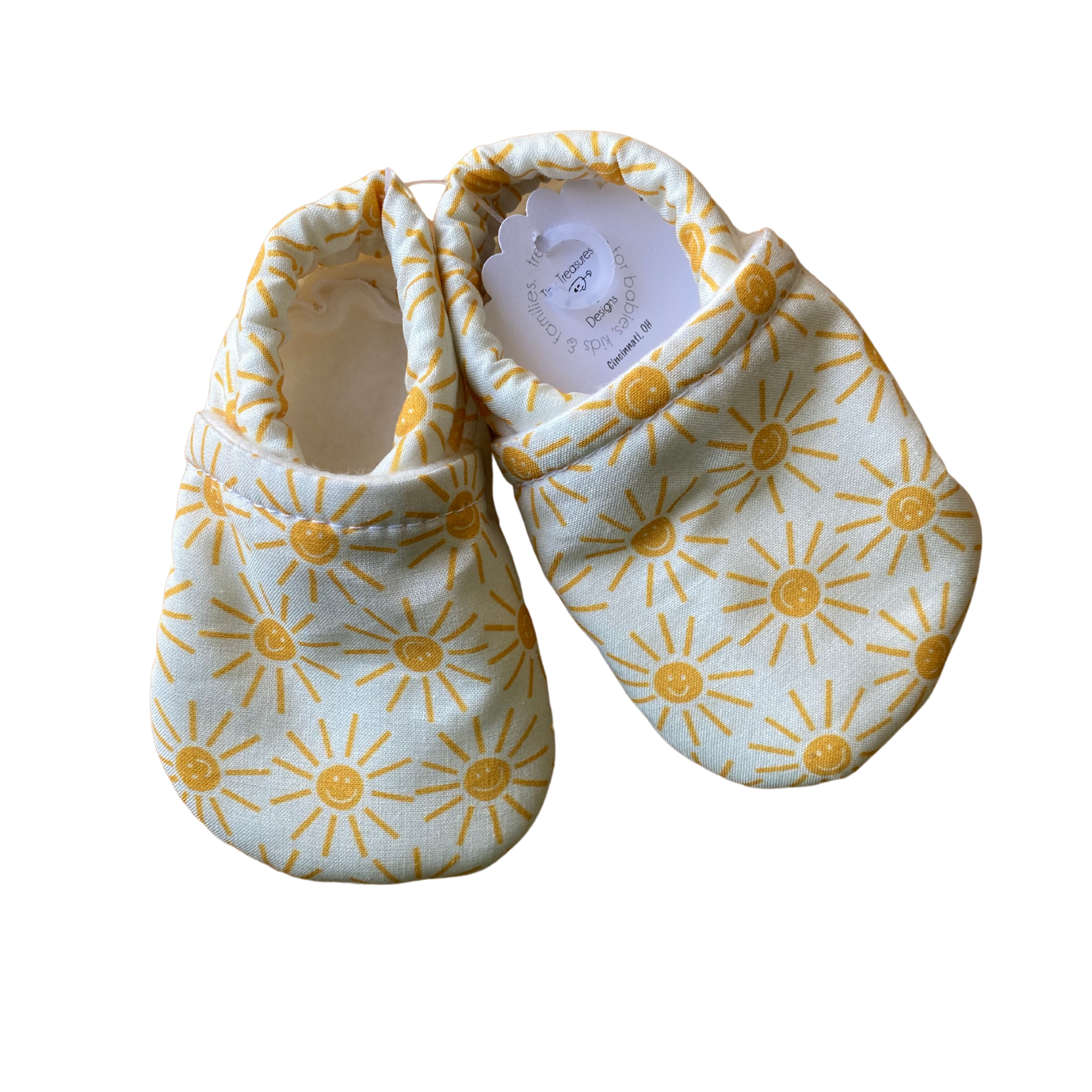 8cm Cute Felt Baby Shoes - Felt and Yarn