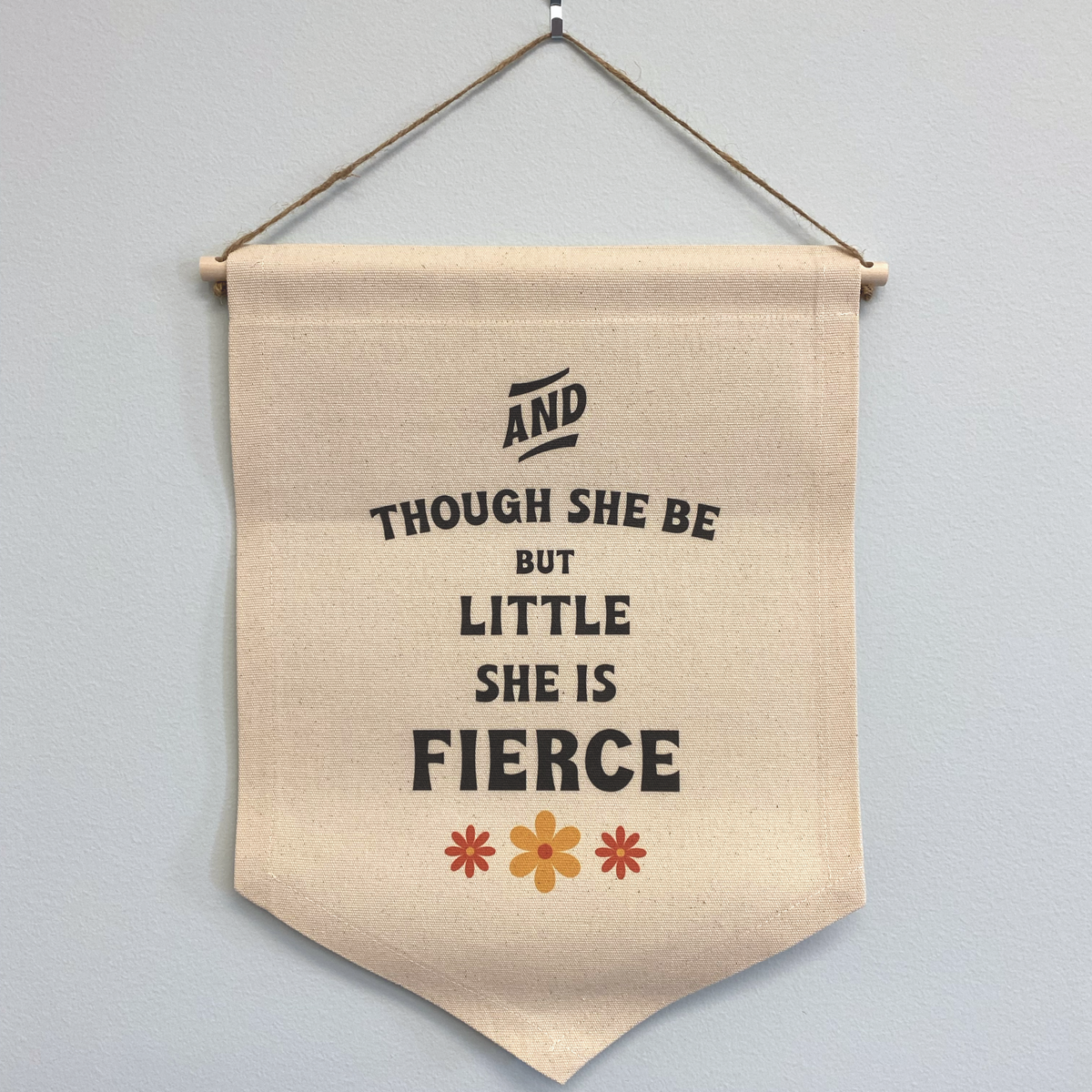 She is Fierce Canvas Banner