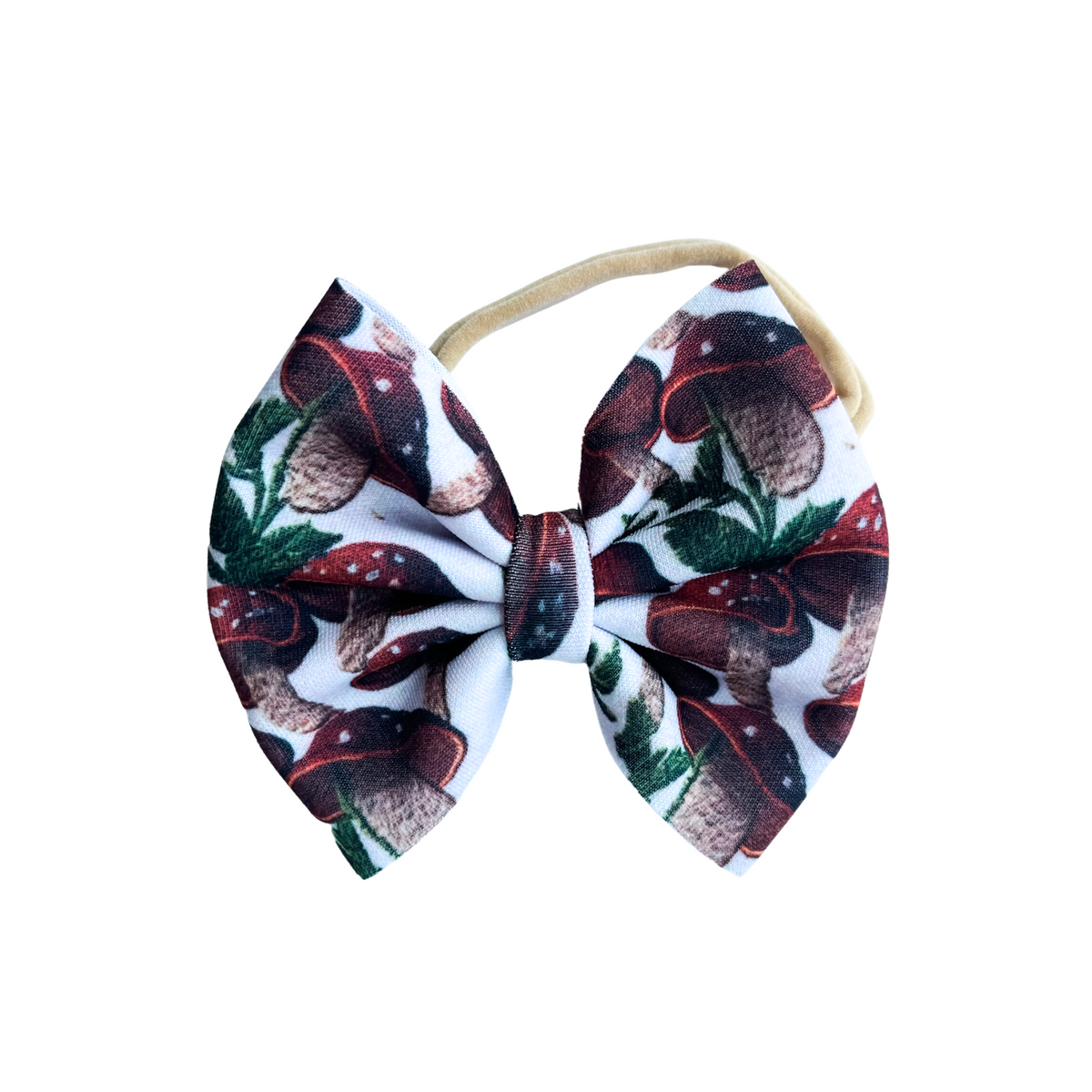 Mushrooms Baby Bow Headband