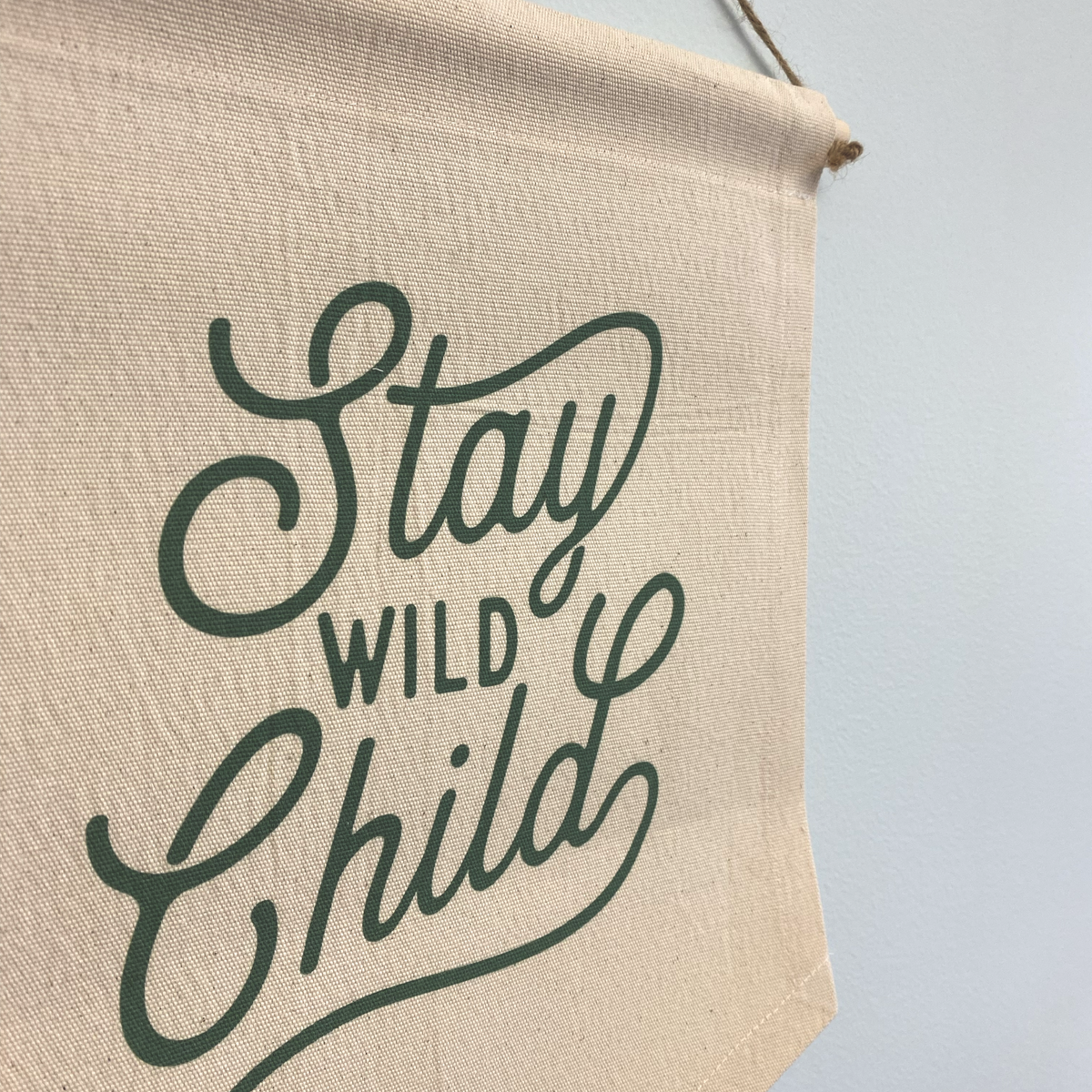 Wild Child Canvas Banner