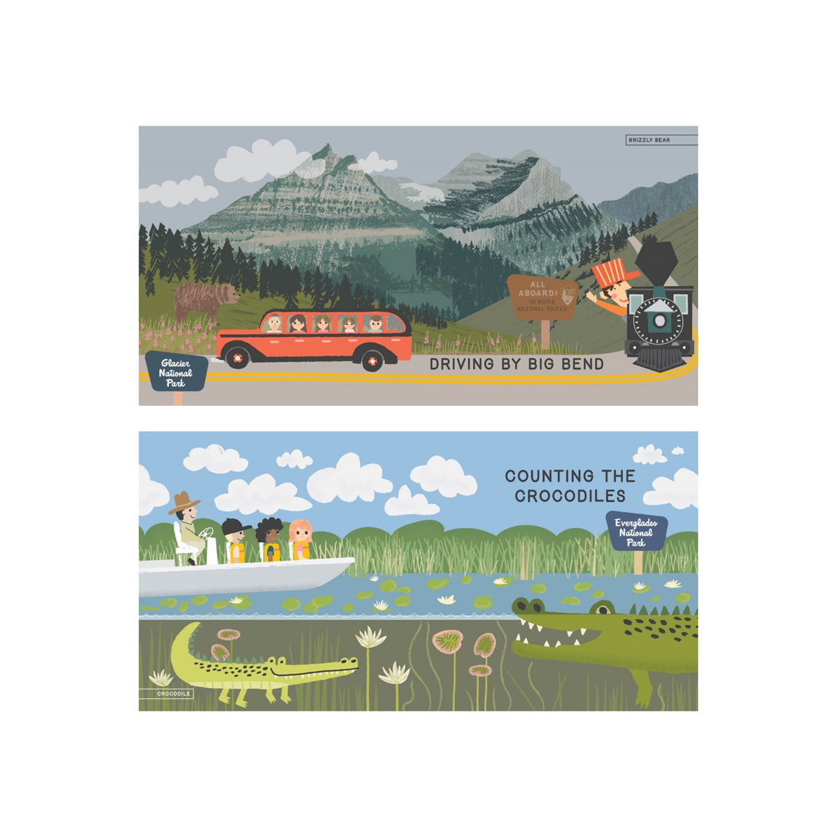 All Aboard More National Parks Book