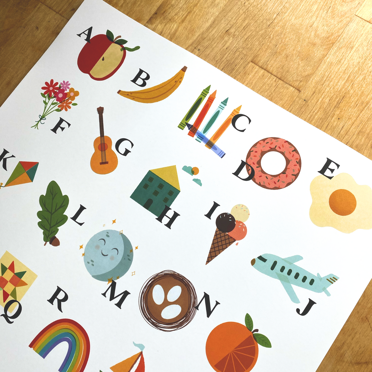 Alphabet Art Print