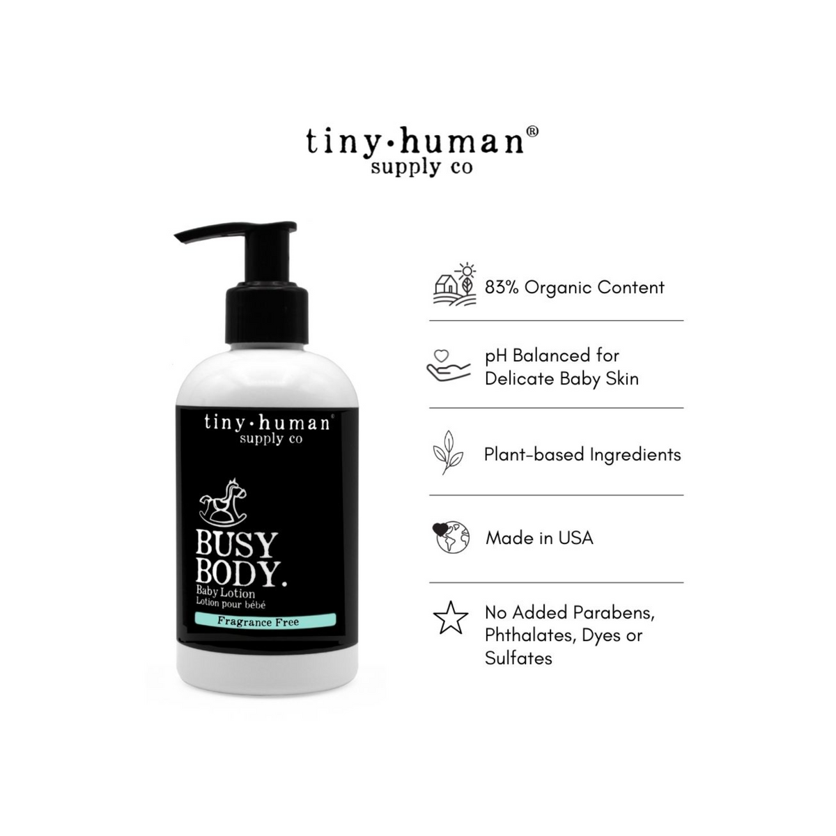 Busy Body Baby Lotion in Lavender