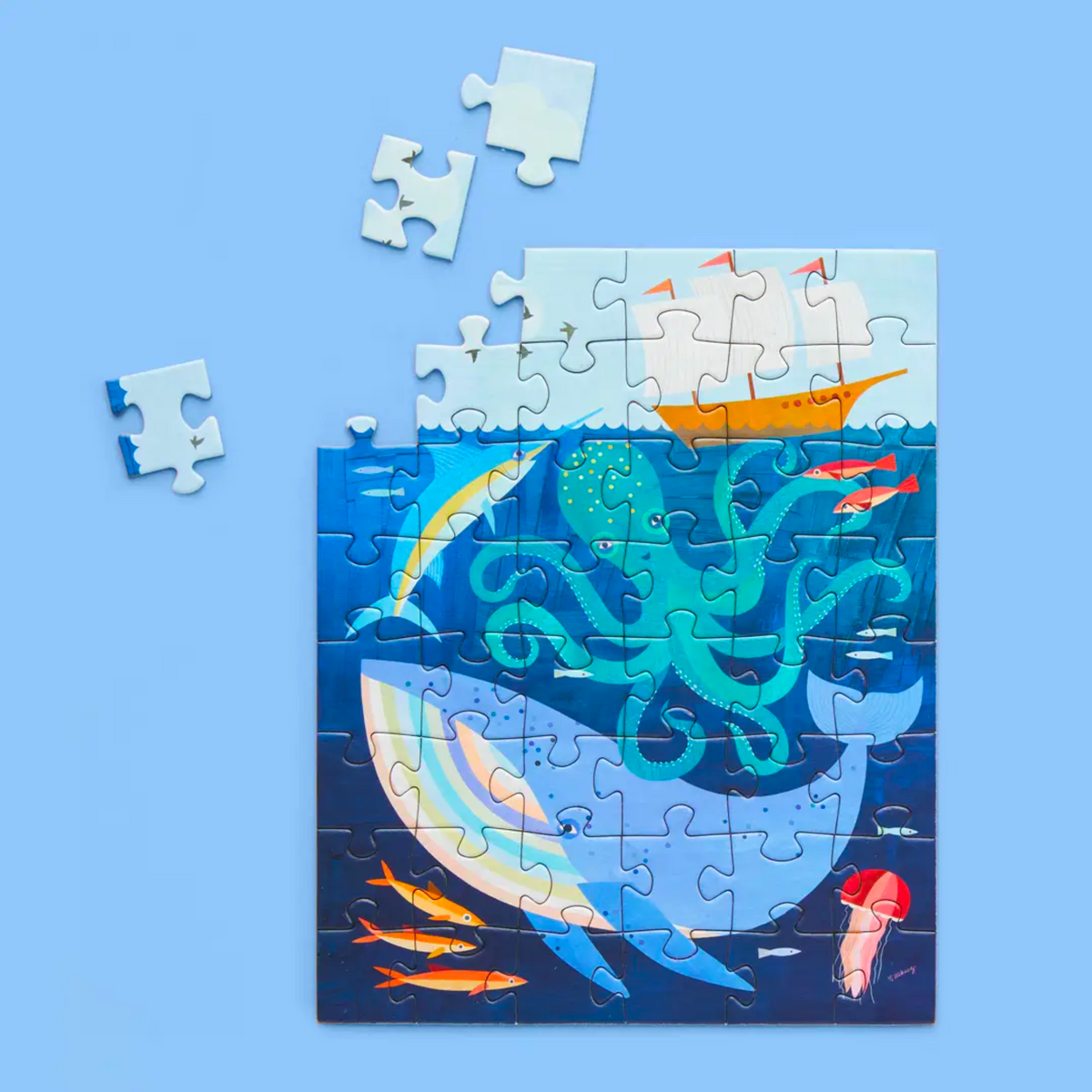 Deep Sea Adventure 48 Piece Kids Puzzle Snax