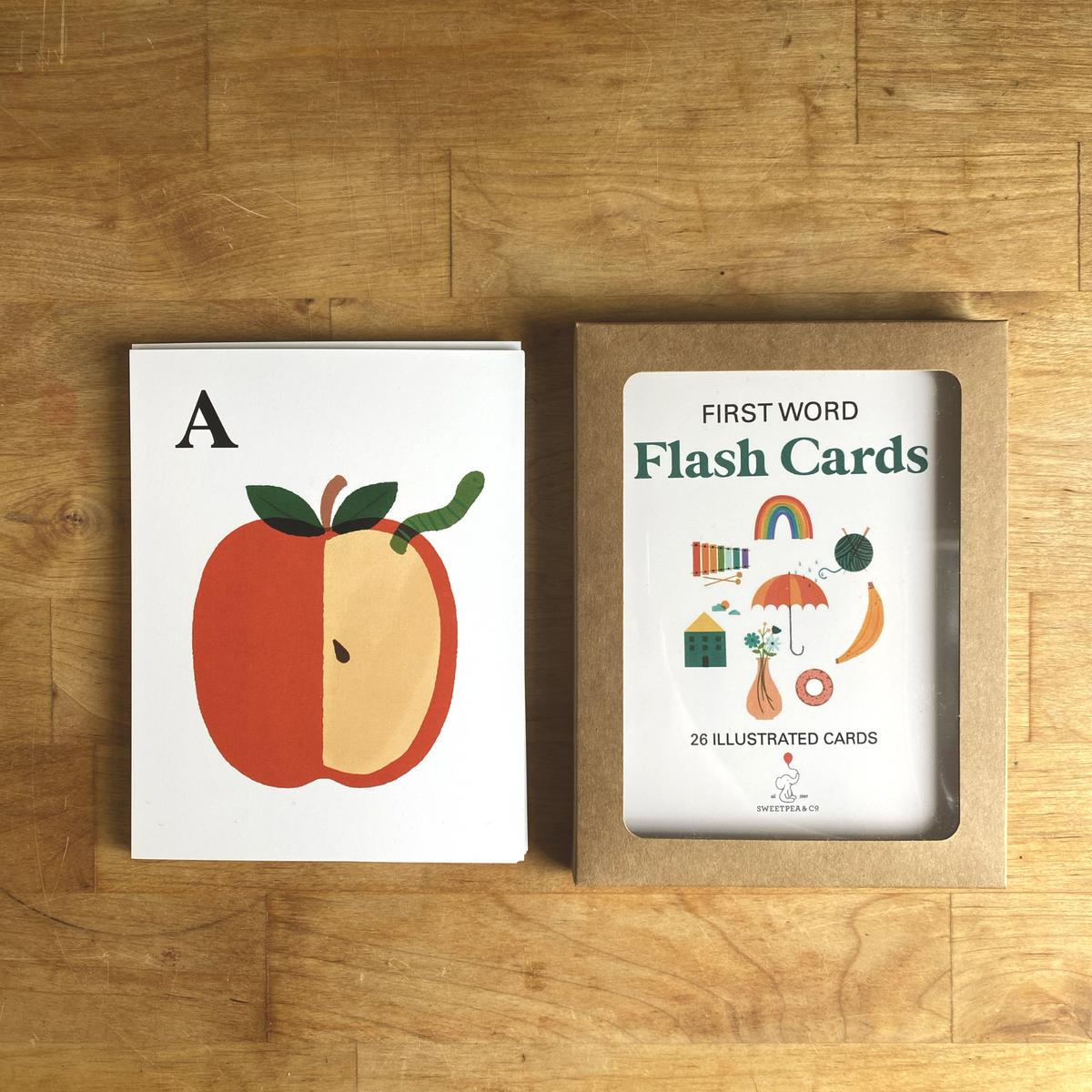 First Words Alphabet Flash Cards