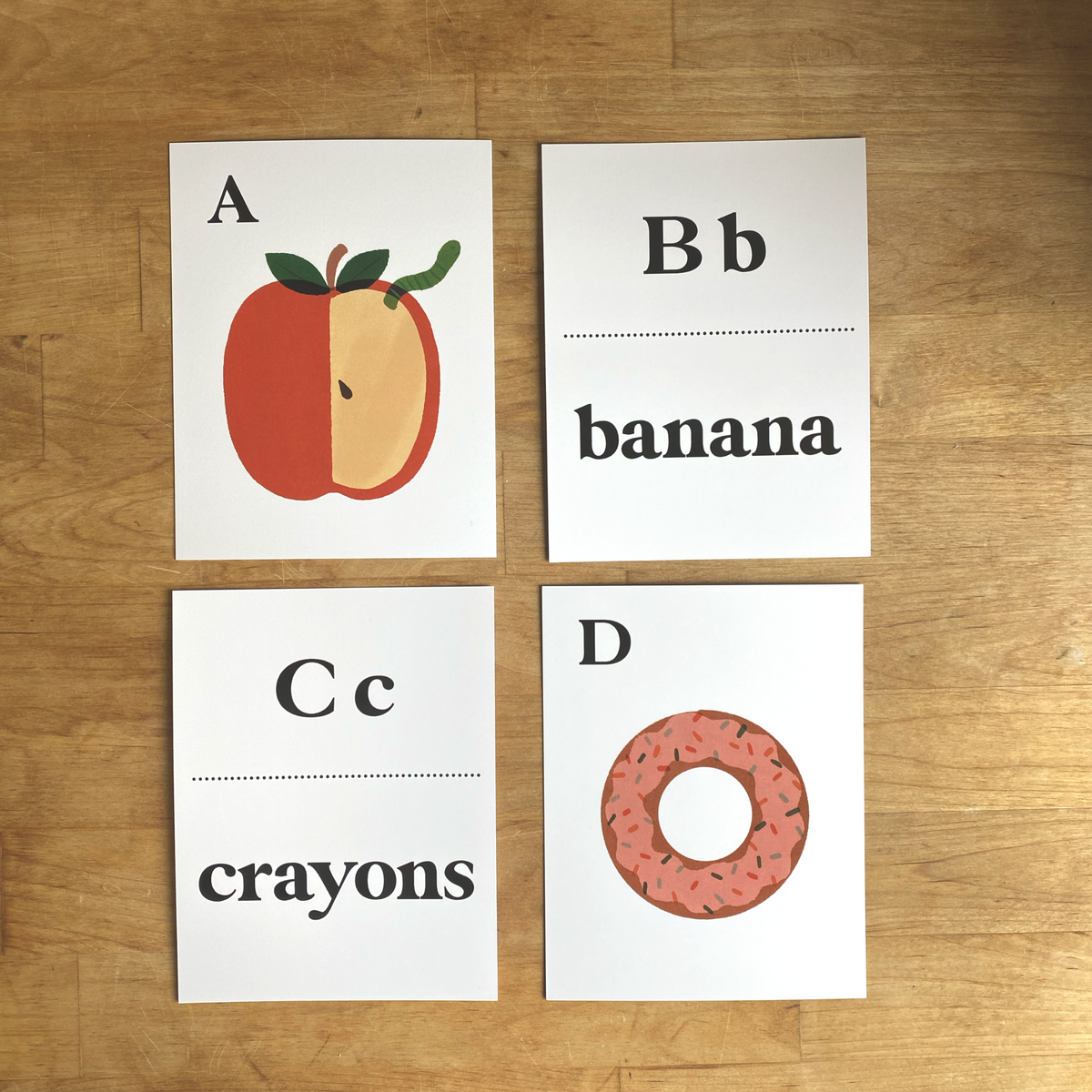 First Words Alphabet Flash Cards