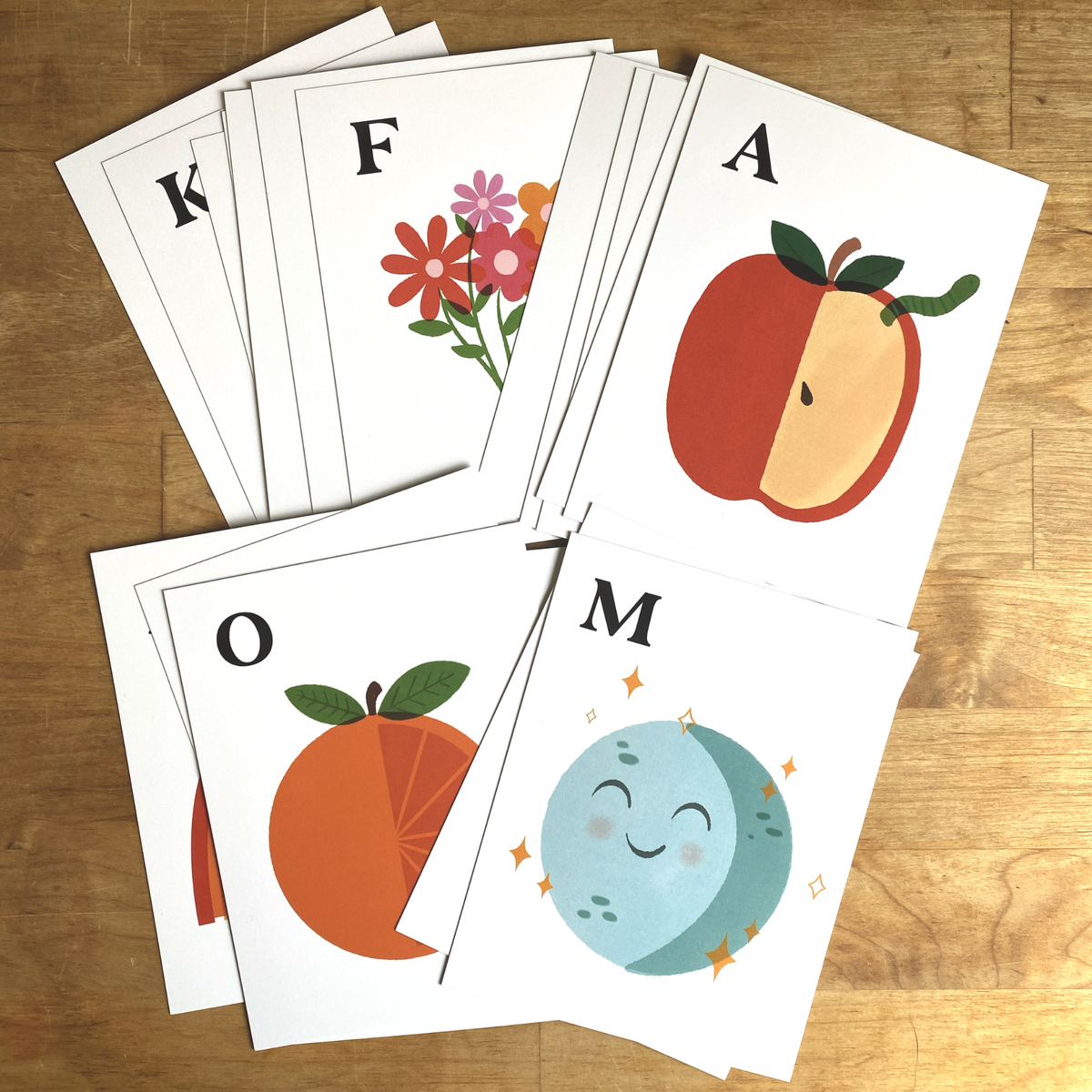 First Words Alphabet Flash Cards