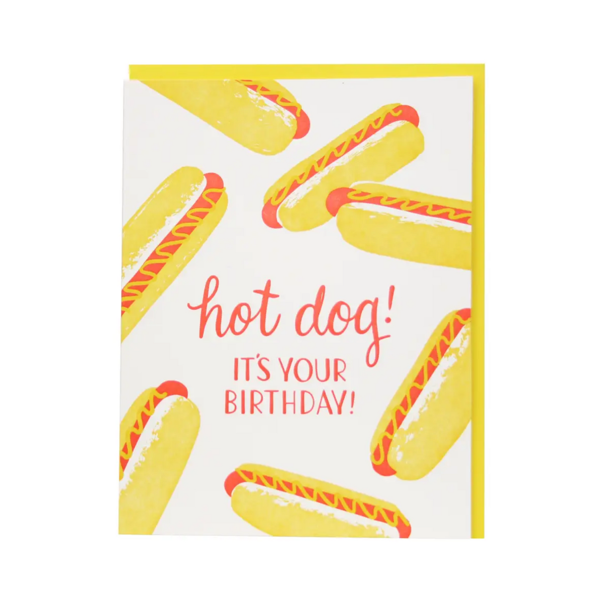 Hot Dog Birthday Card