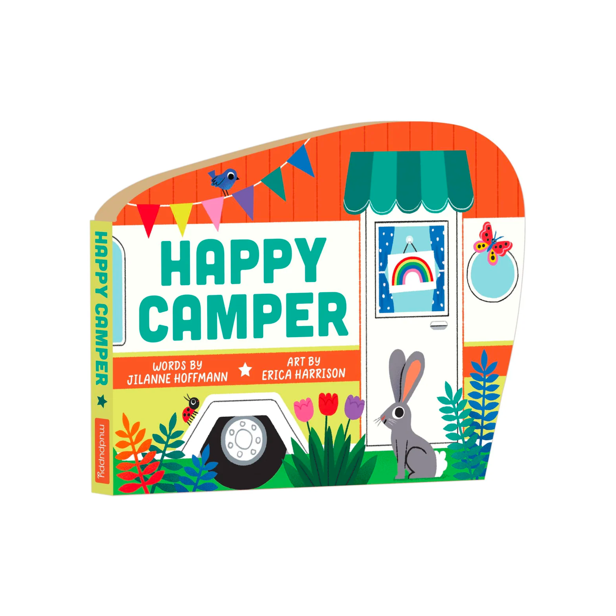 Happy Camper Shaped Board Book