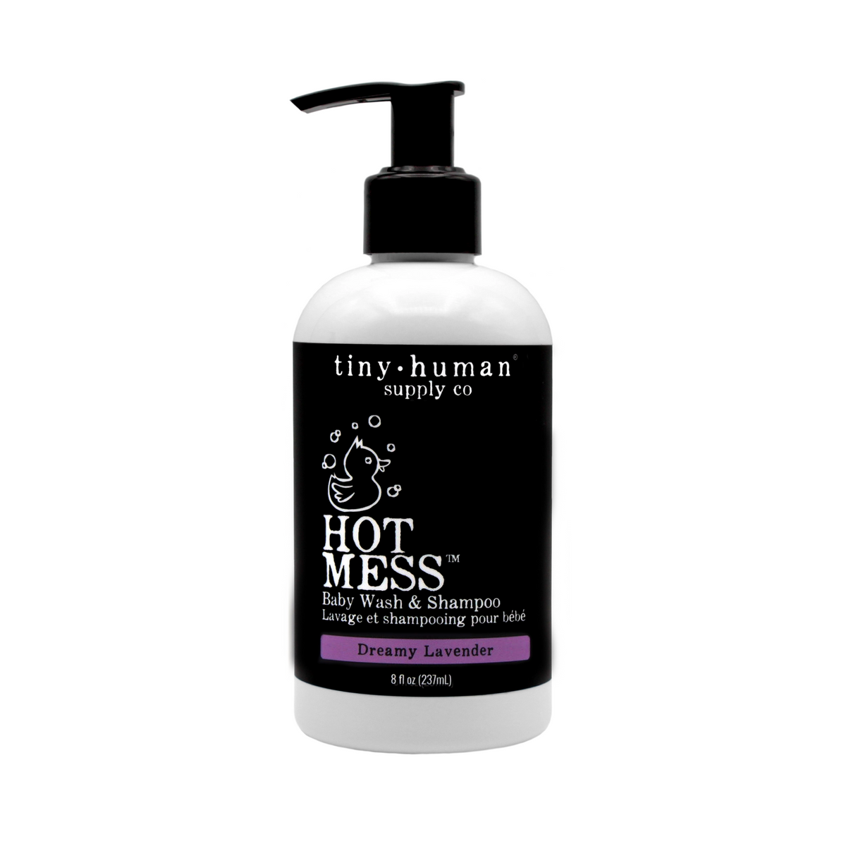 Hot Mess Shampoo and Baby Wash in Lavender
