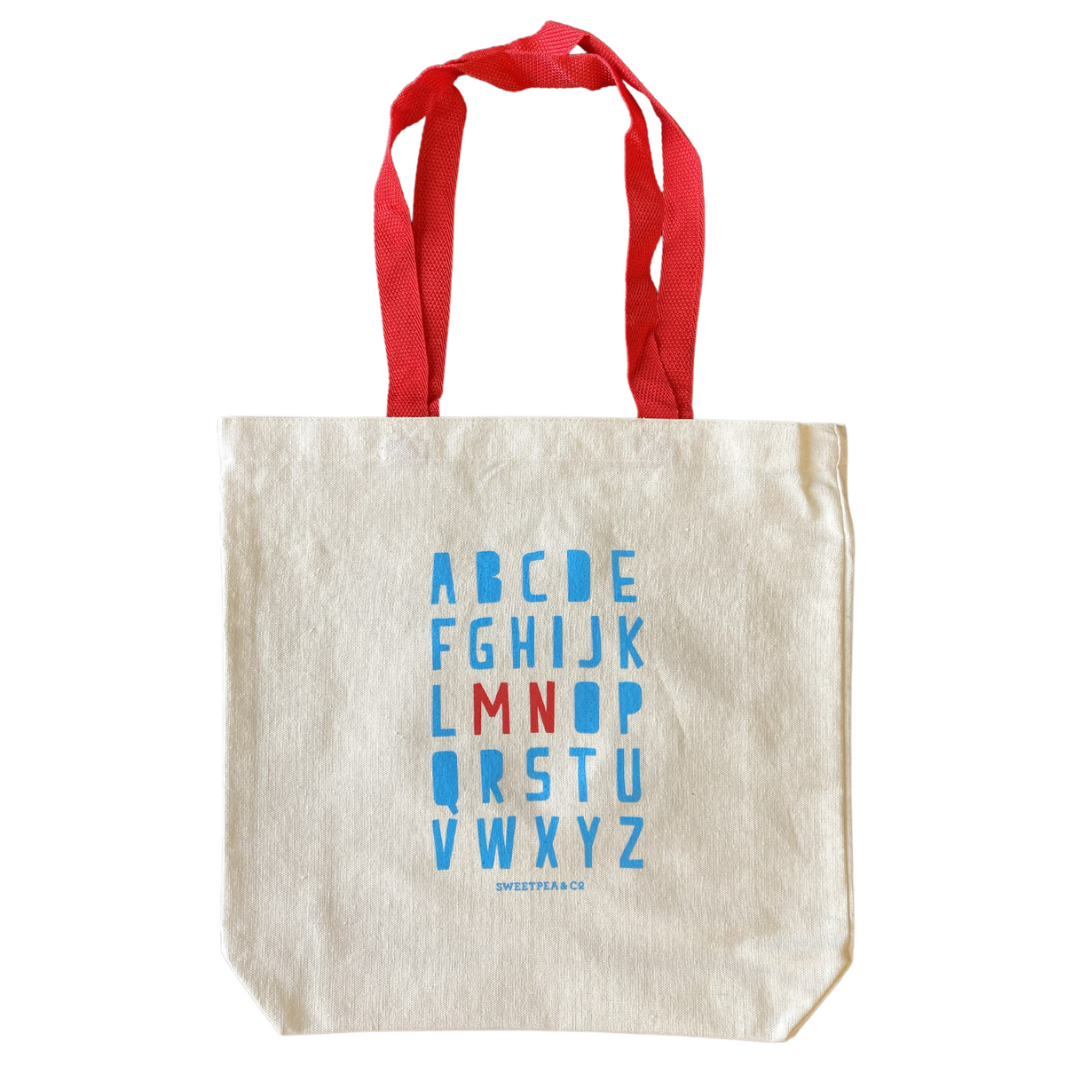 Minnesota Alphabet cotton tote bag