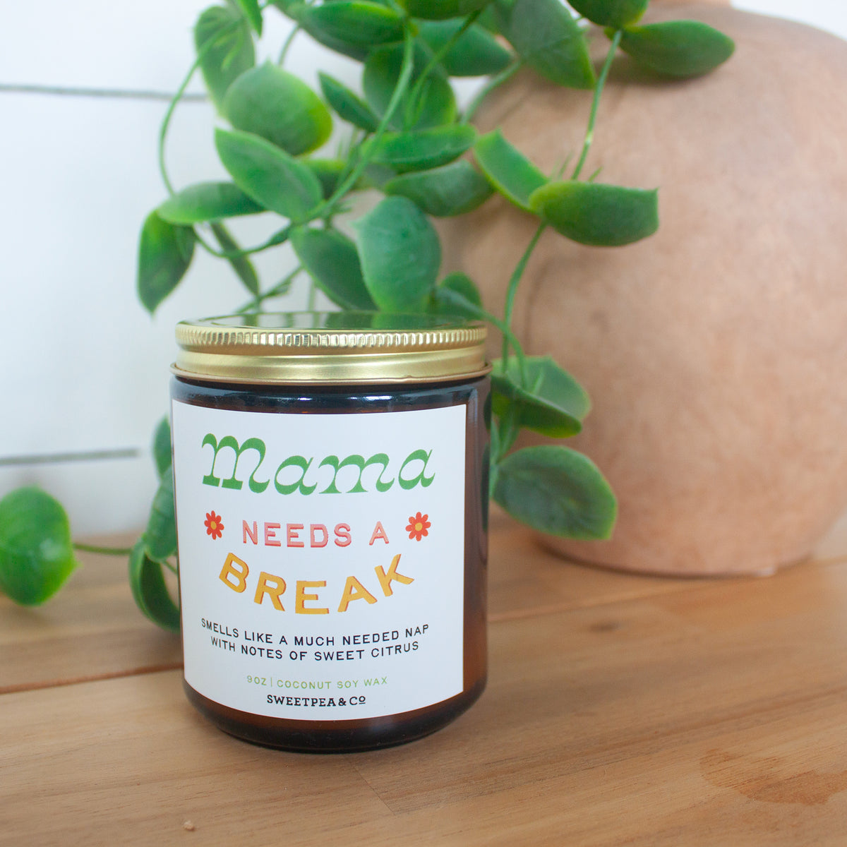 Mama Needs a Break Candle
