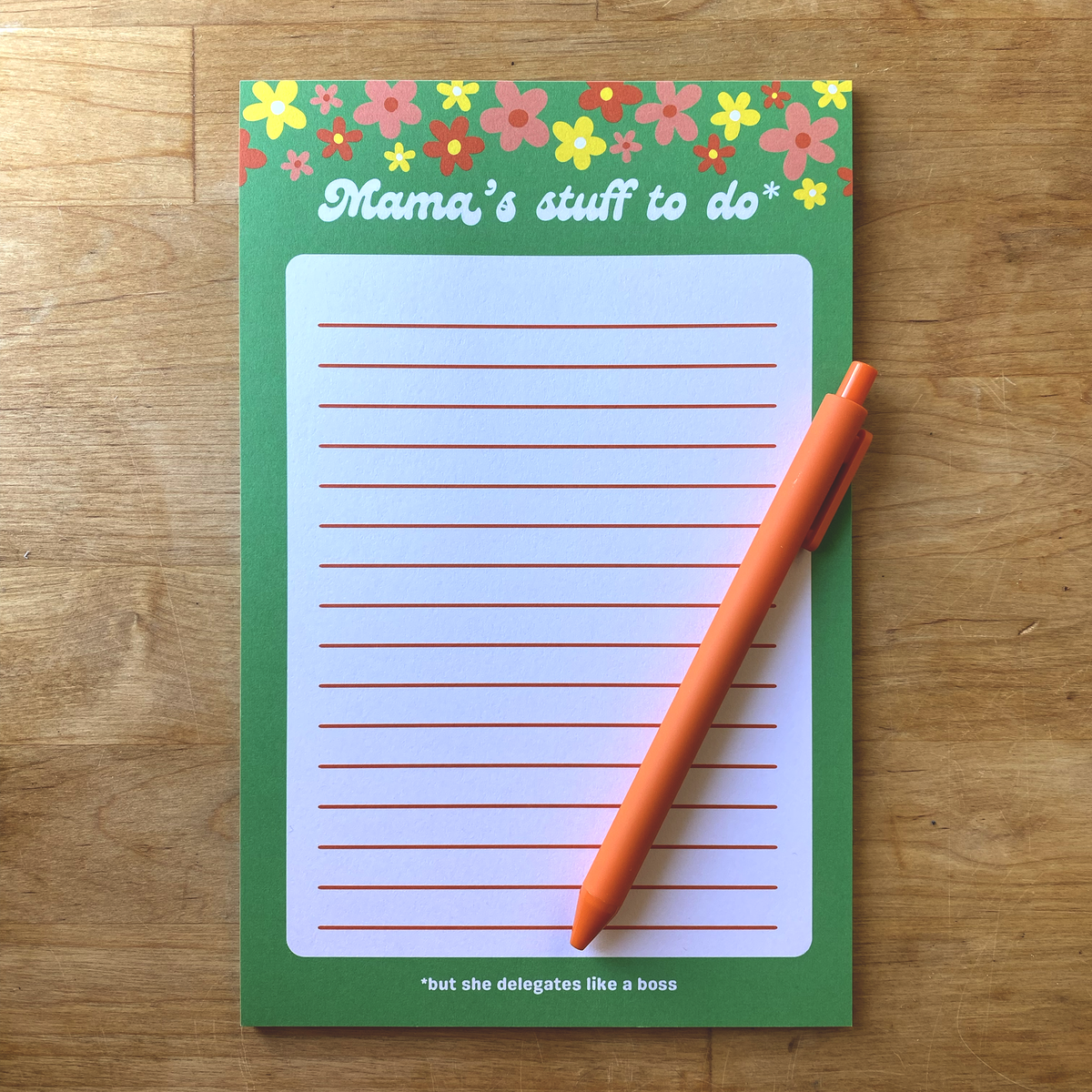 Mama&#39;s Stuff to Do Notepad