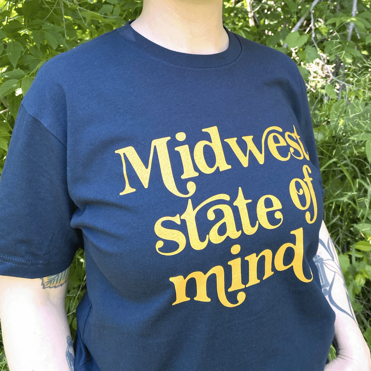 Midwest State of Mind Adult T-Shirt