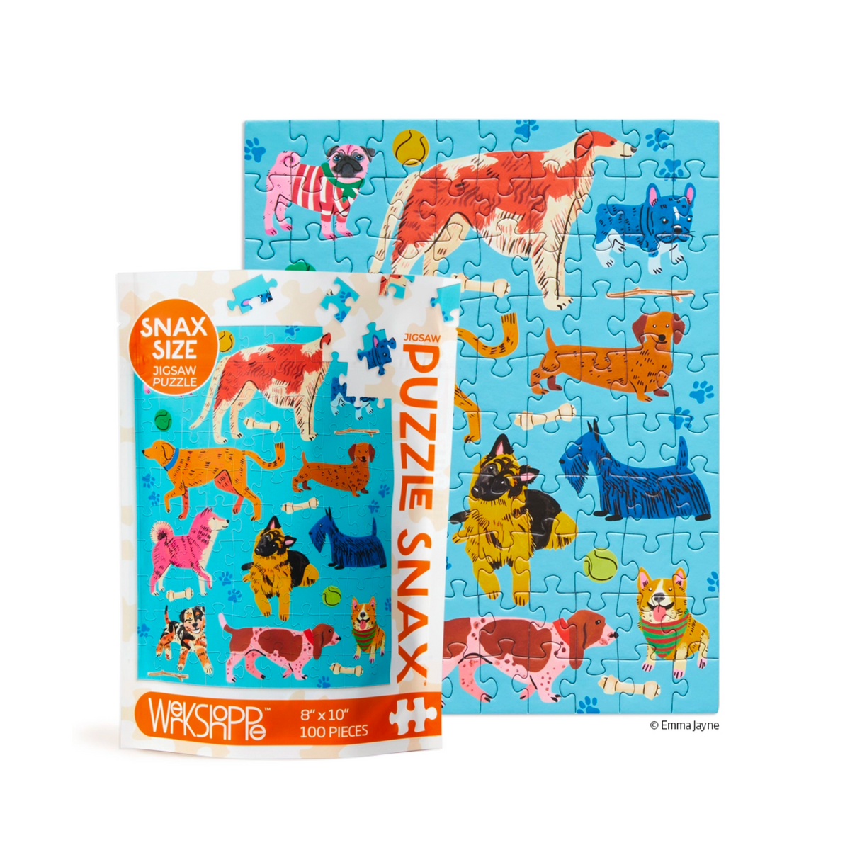 Pooches Playtime 100 Piece Puzzle Snax