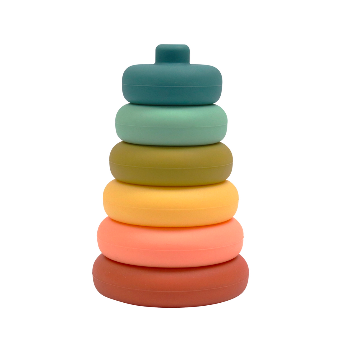 Silicone Stacker Tower in Blueberry