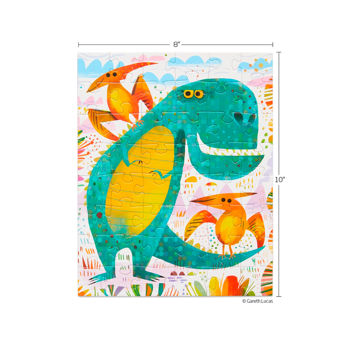 T-Rex and Friends 48 Piece Kids Puzzle Snax