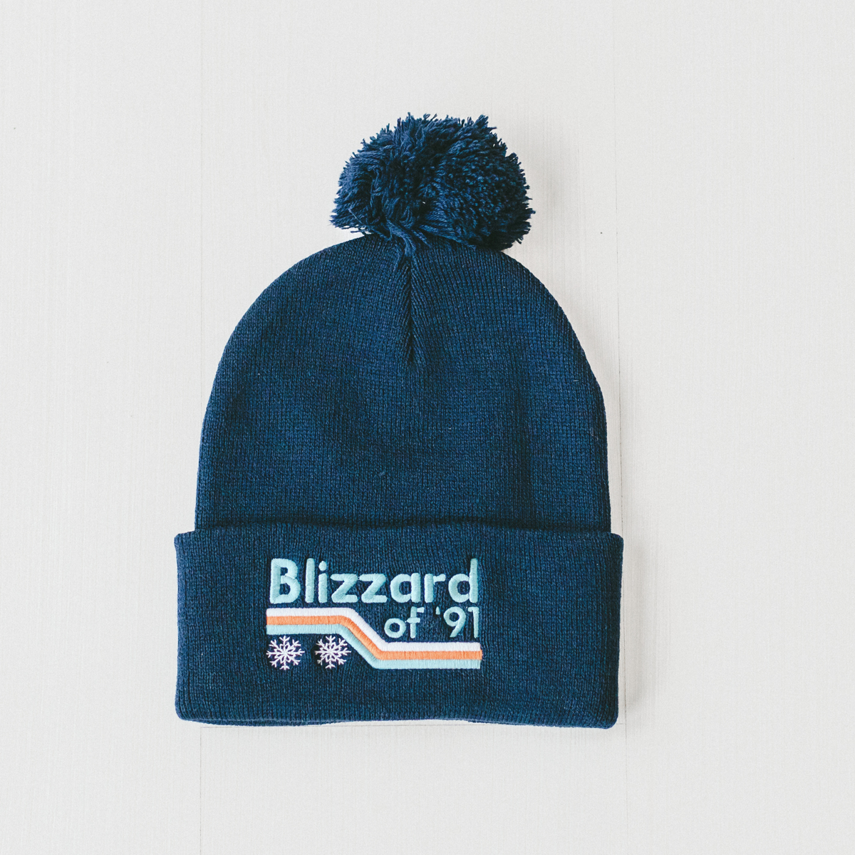 Blizzard of 91 Winter Beanie Hat