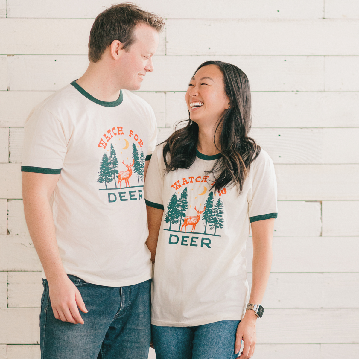 Watch for Deer Adult T-Shirt