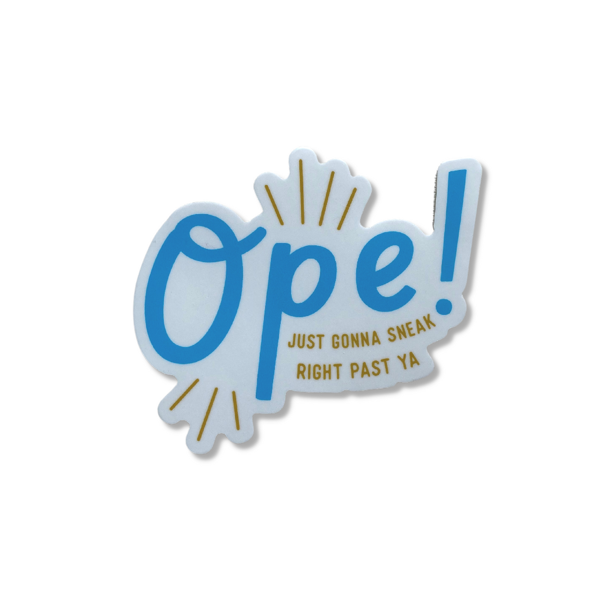 Ope! Vinyl Sticker