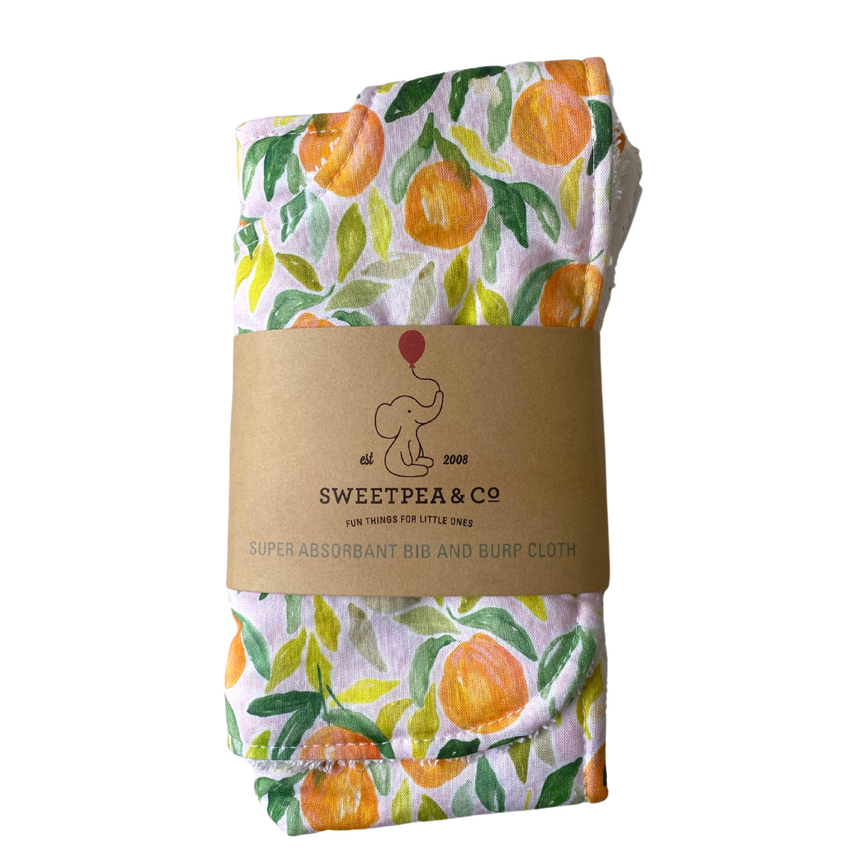 Baby Burp Cloth and Bib Gift Set