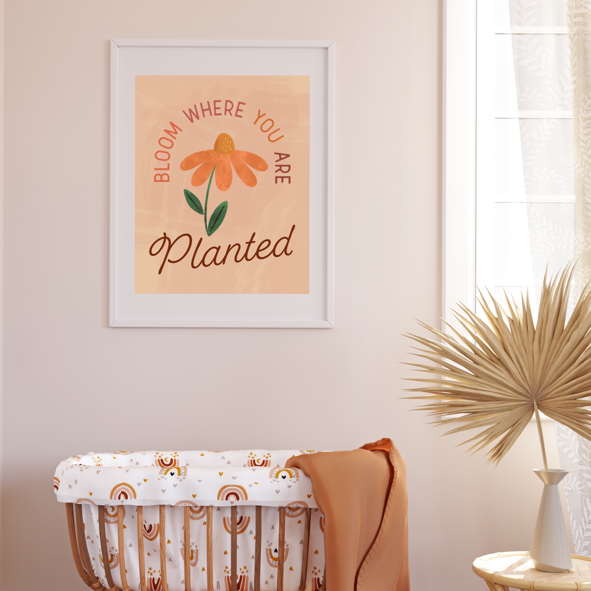 Bloom where you are planted art print