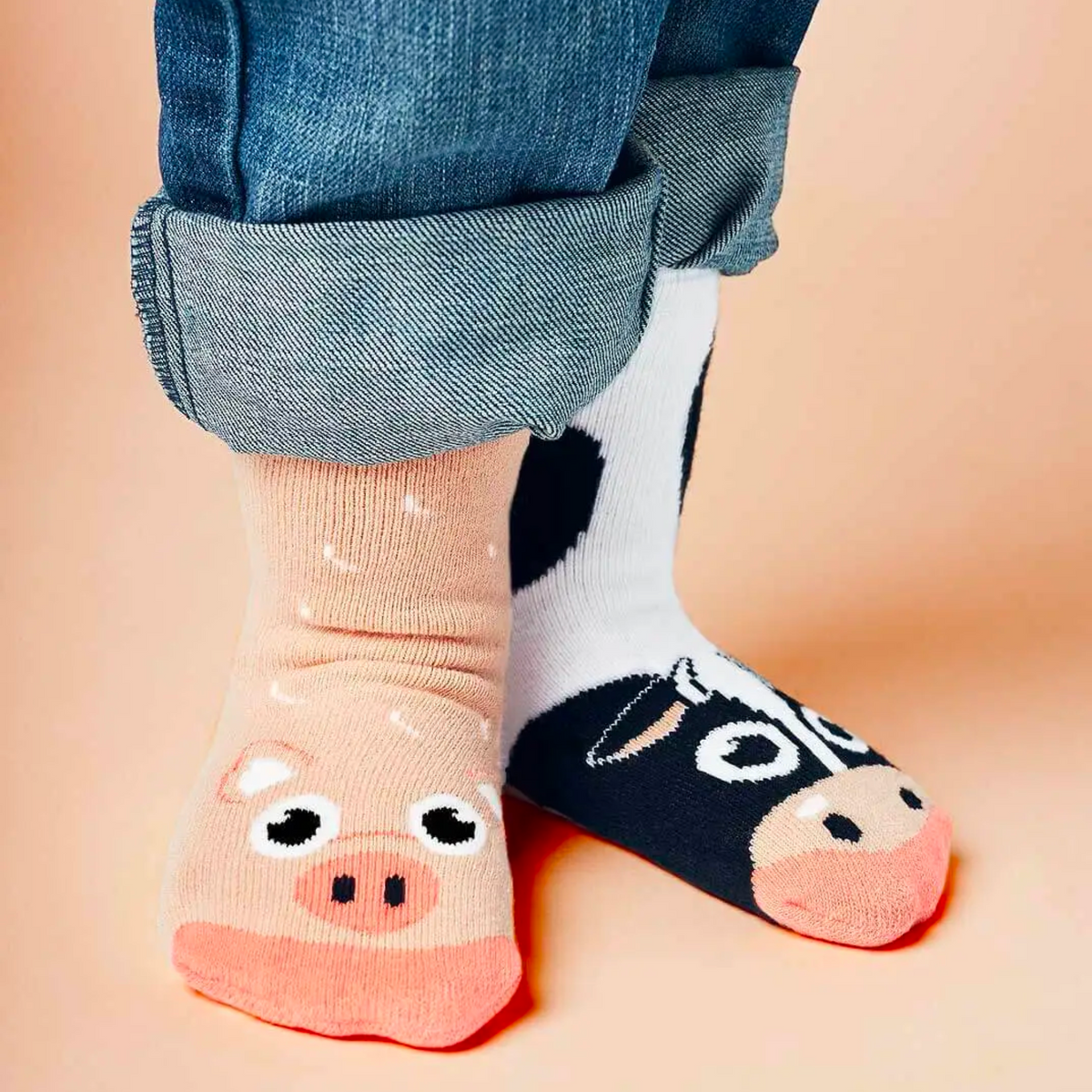 Cow &amp; Pig Kids Socks