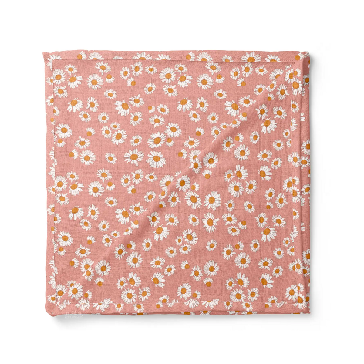 Muslin Swaddle Baby Blanket - Daisy