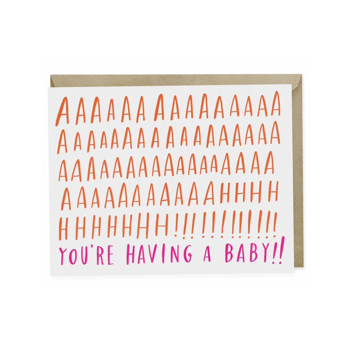Aaaaaahhh! You&#39;re Having A Baby! Card