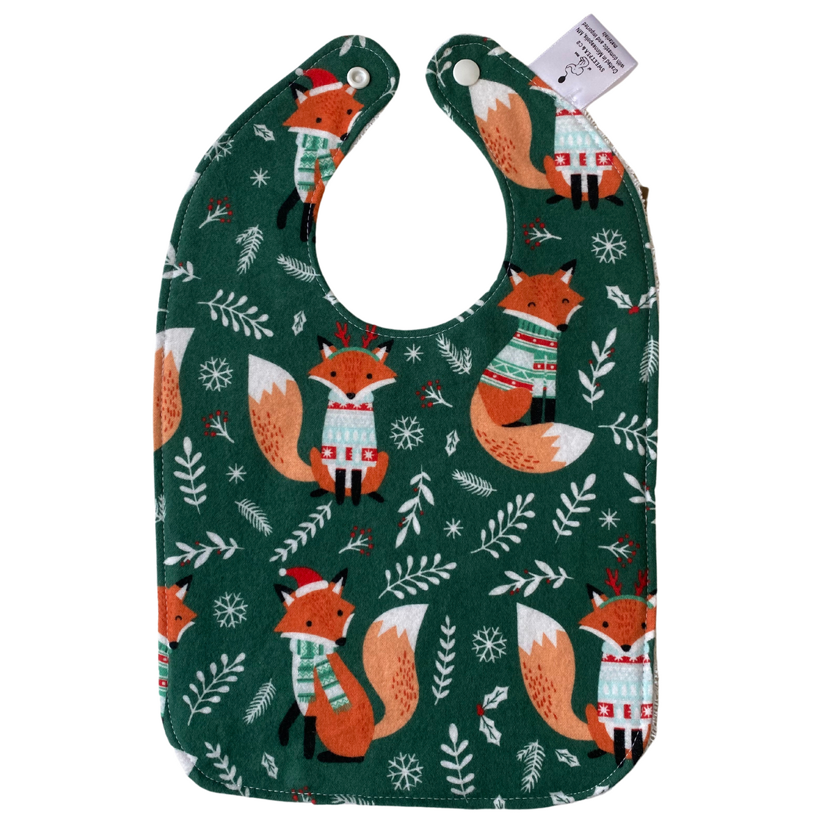 Foxes Baby and Toddler Bib