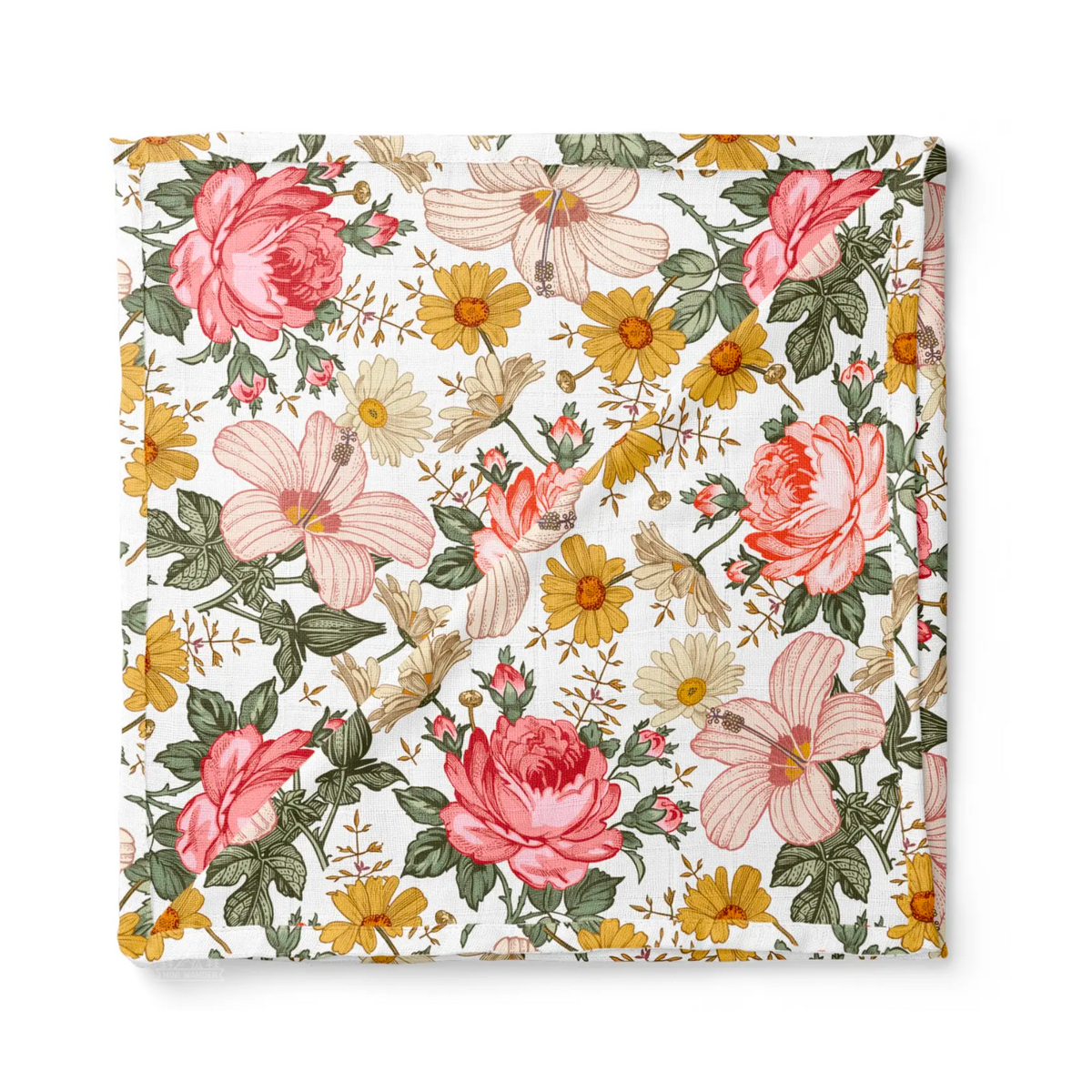 Muslin Swaddle Baby Blanket - Garden Floral