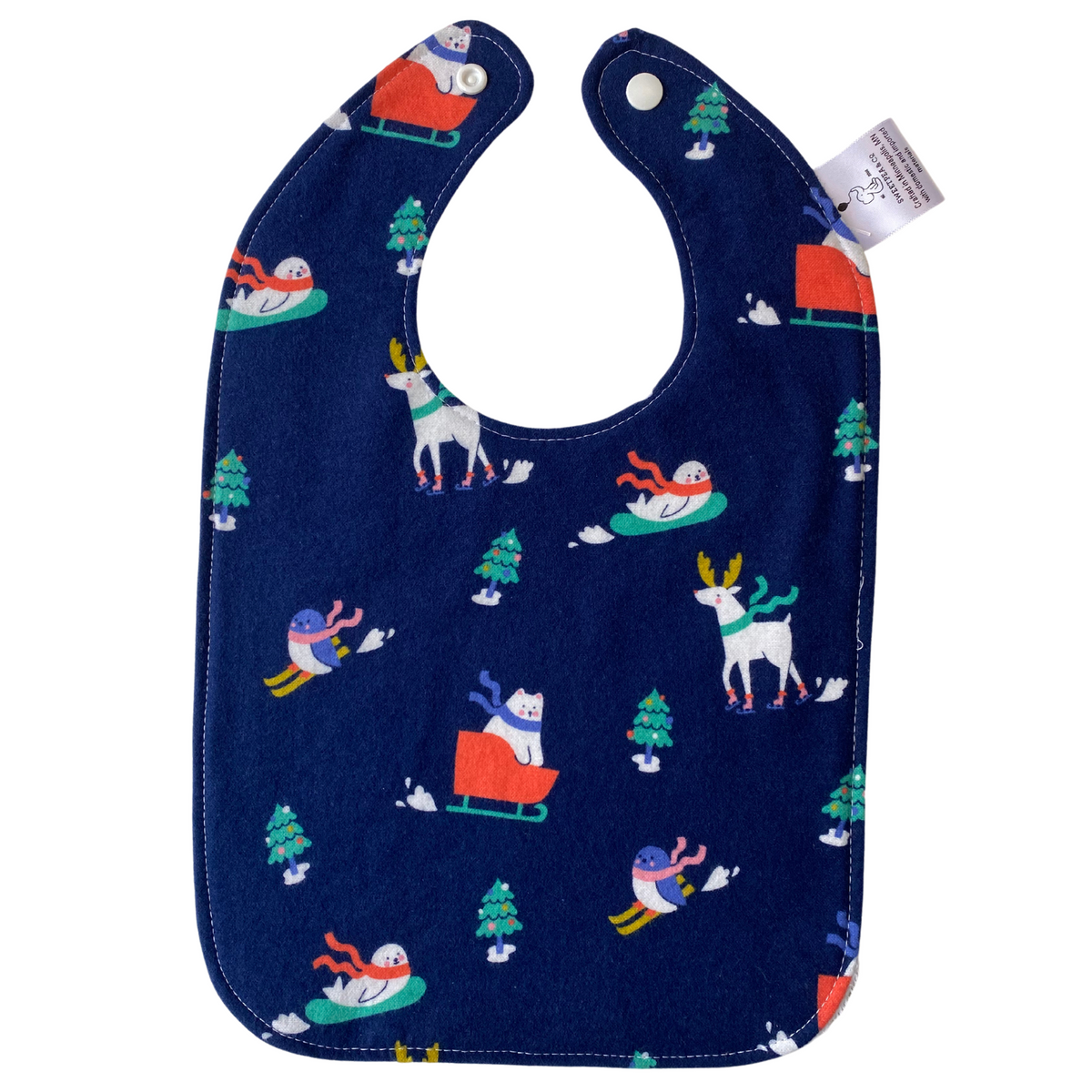Playing in the Snow Baby and Toddler Bib