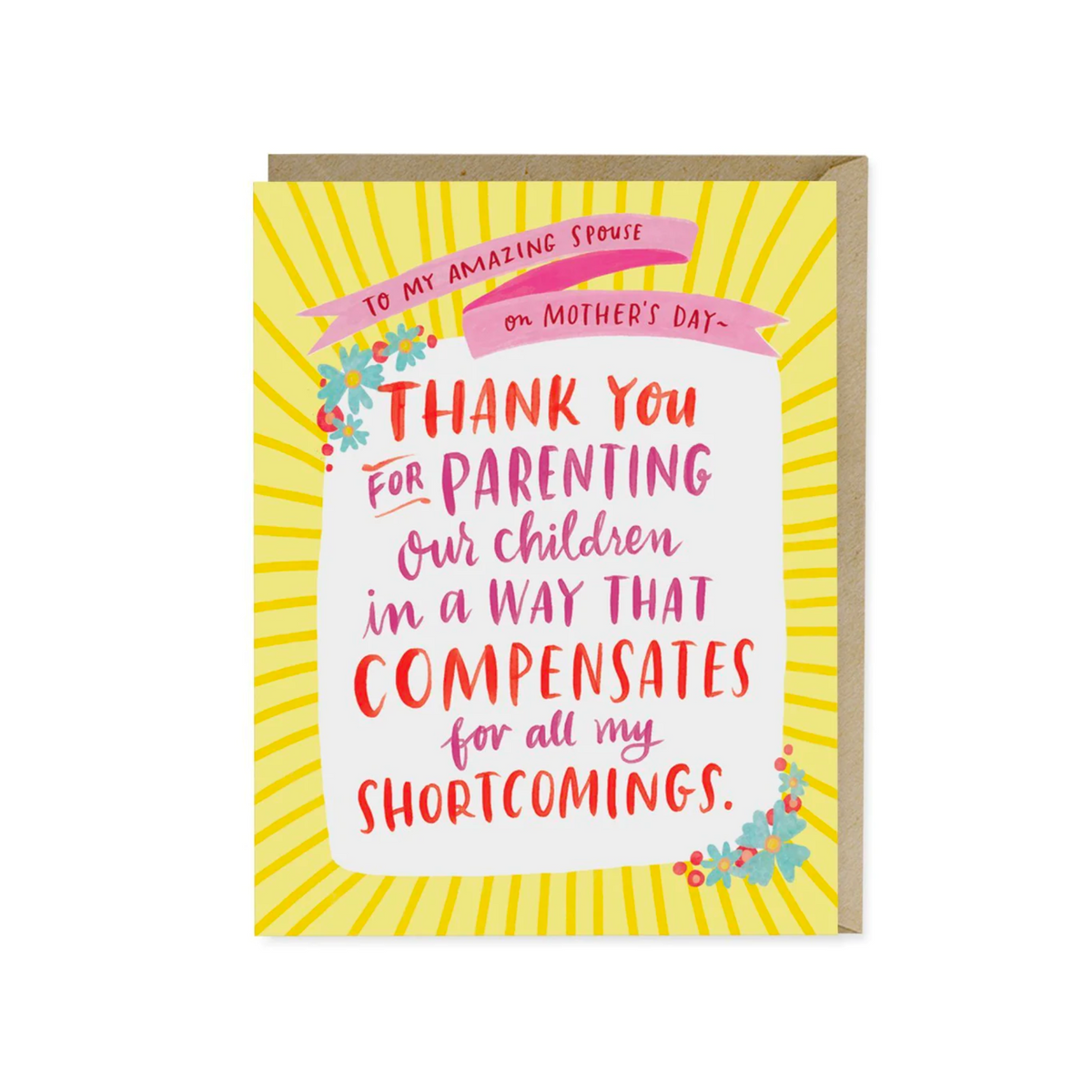 Parenting Shortcomings Mother&#39;s Day Card