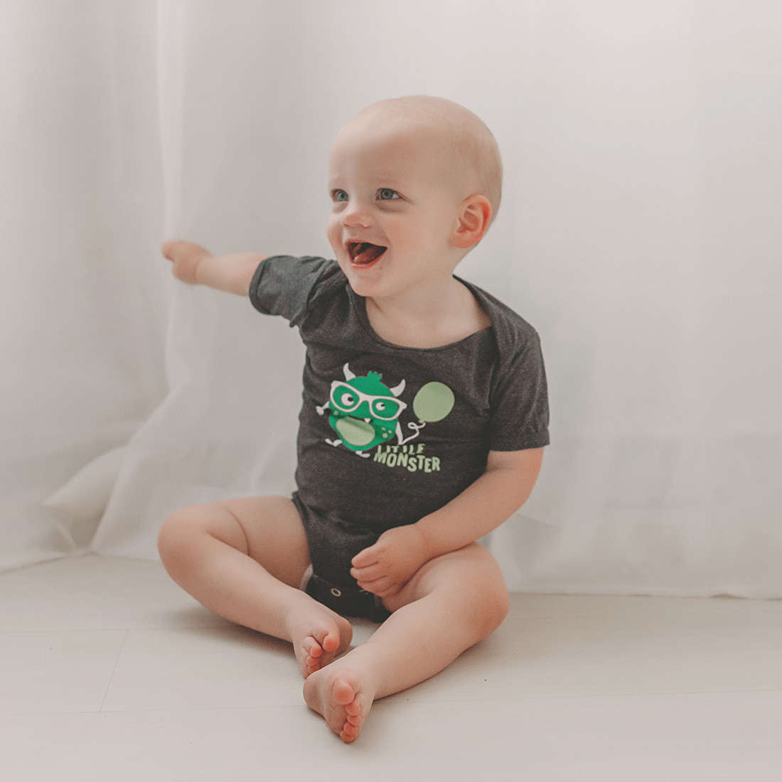 Little Monster baby bodysuit - Sweetpea and Co.
