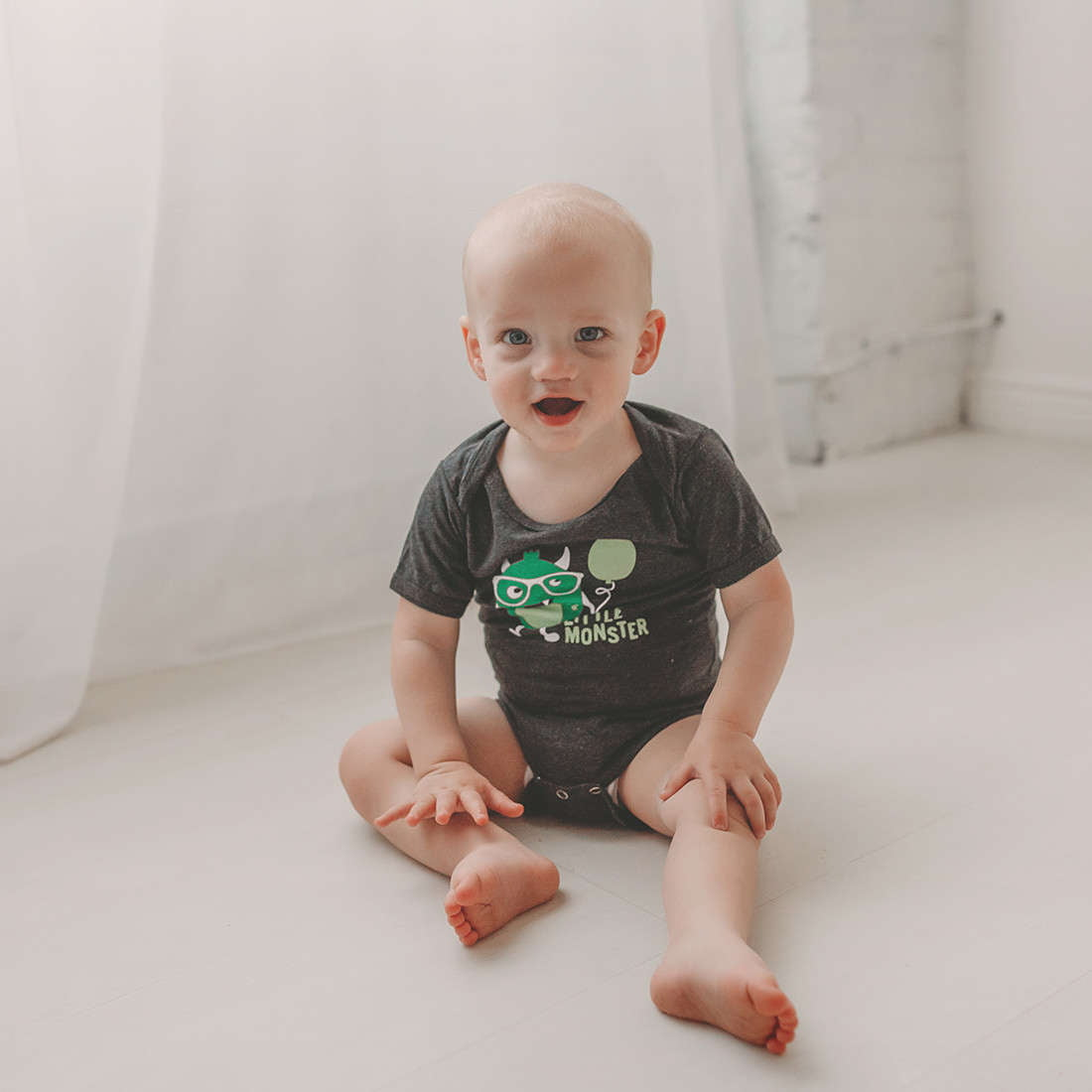 Little Monster baby bodysuit - Sweetpea and Co.