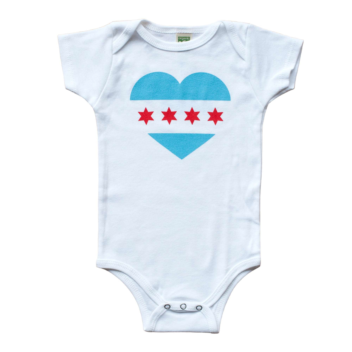 Chicago Flag Baby Bodysuit - Sweetpea and Co.