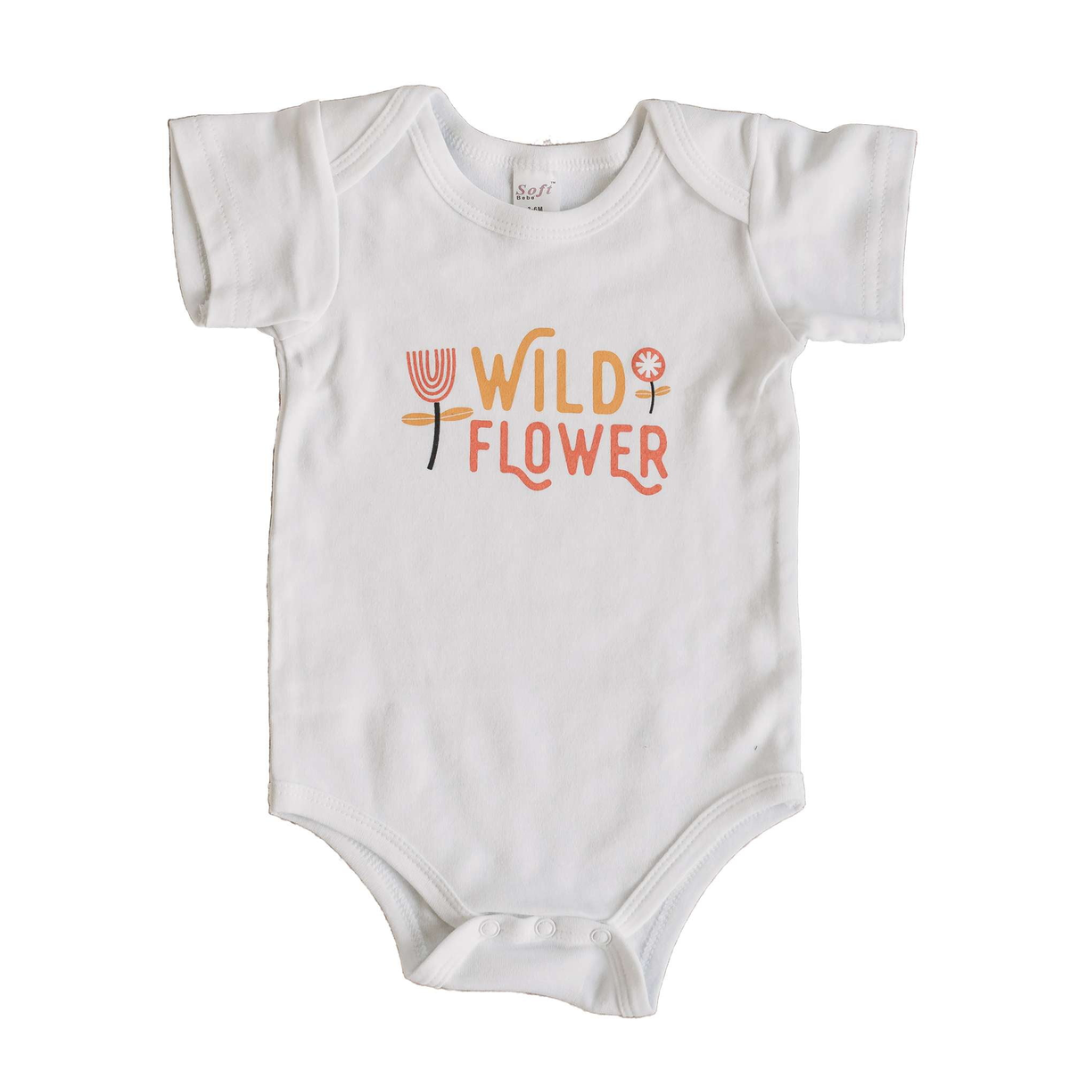 PRE-ORDER - Wild Flower baby bodysuit / onesie - Sweetpea and Co.