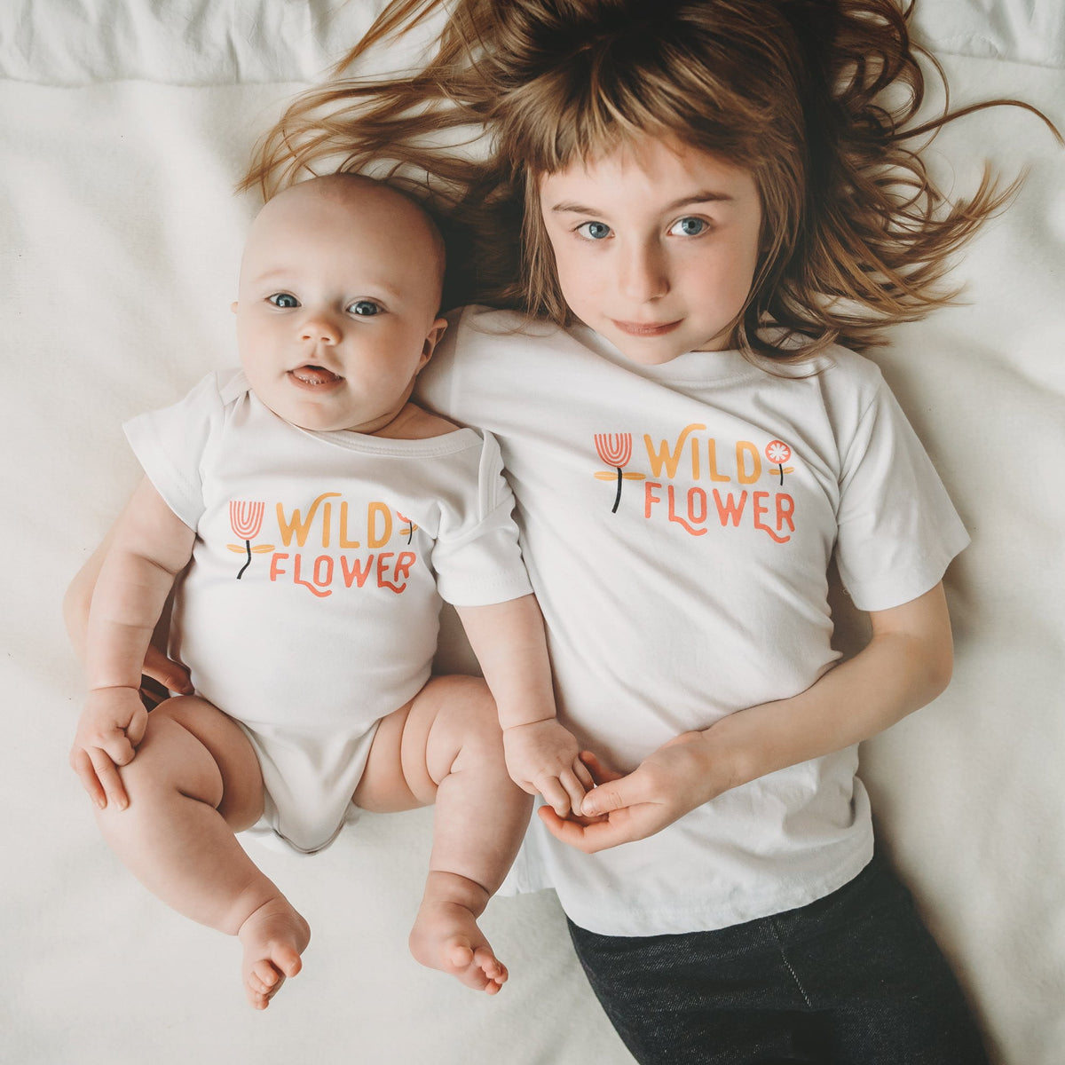 PRE-ORDER - Wild Flower Kid&#39;s T-shirt - Sweetpea and Co.