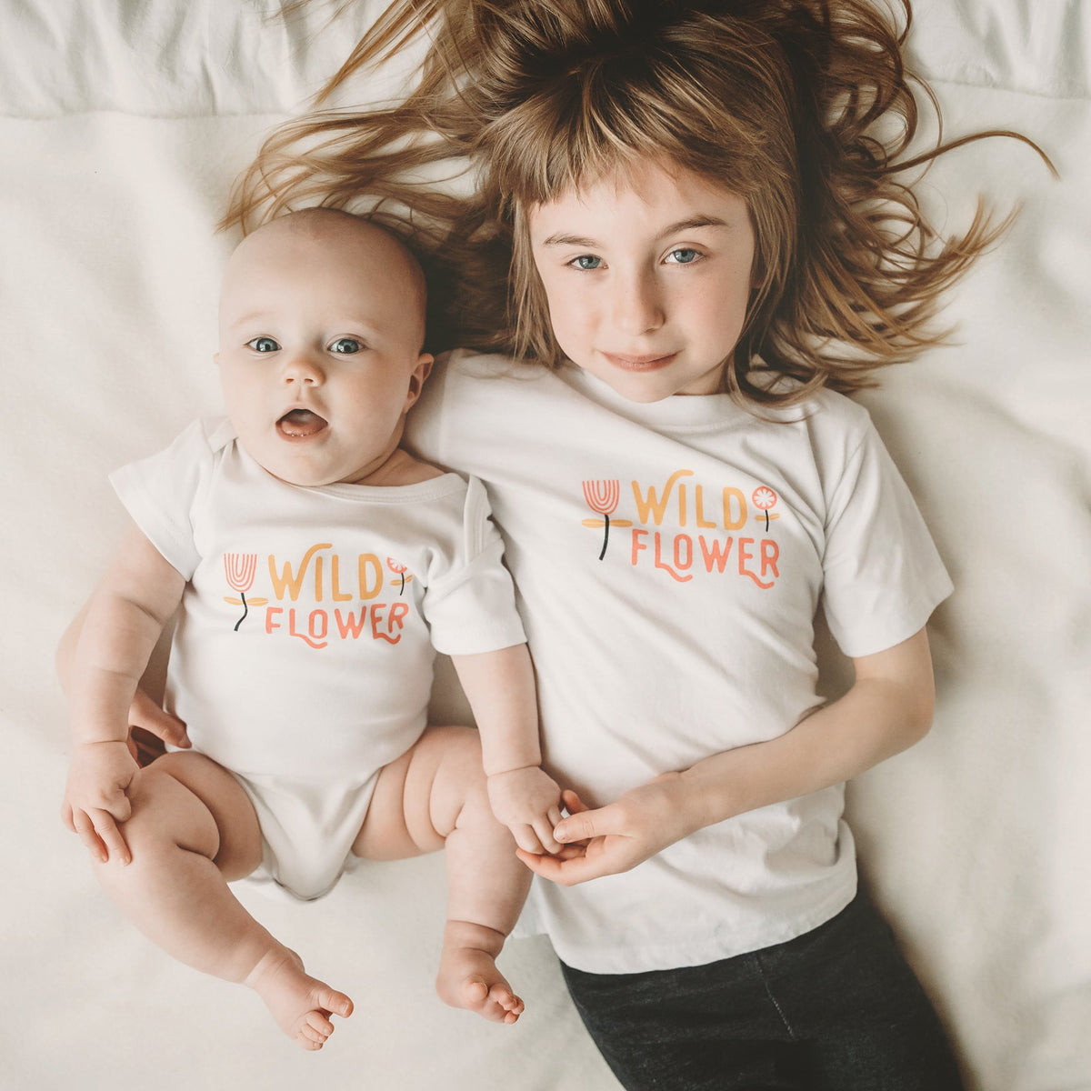 PRE-ORDER - Wild Flower Kid&#39;s T-shirt - Sweetpea and Co.