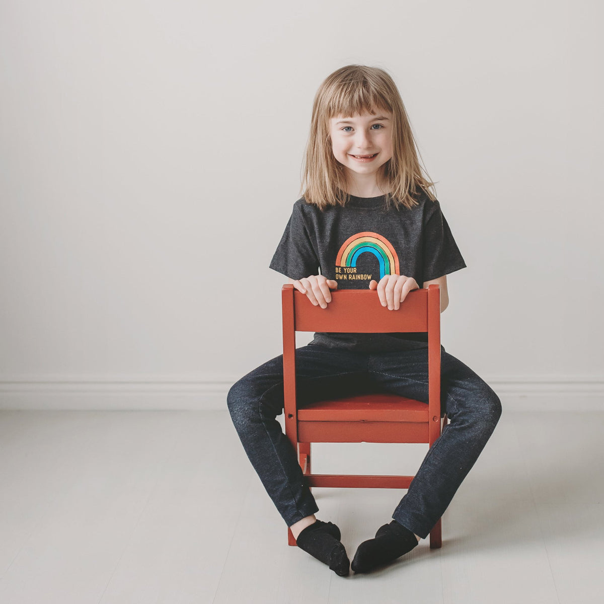 Be Your Own Rainbow Kid&#39;s T-shirt - Sweetpea and Co.