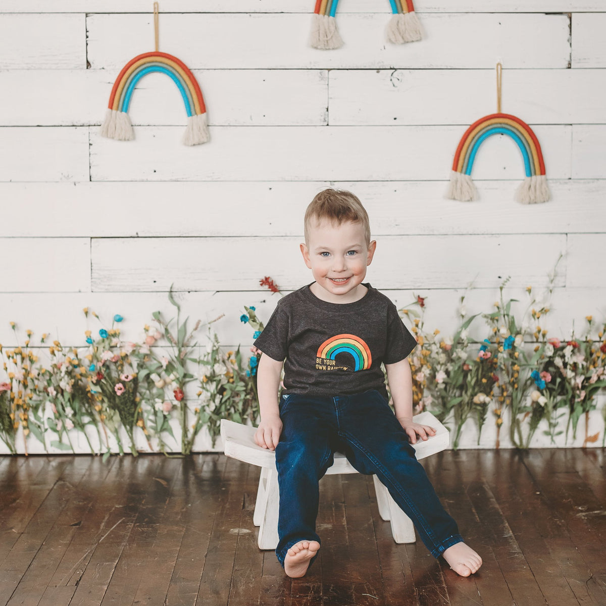 Be Your Own Rainbow Kid&#39;s T-shirt - Sweetpea and Co.