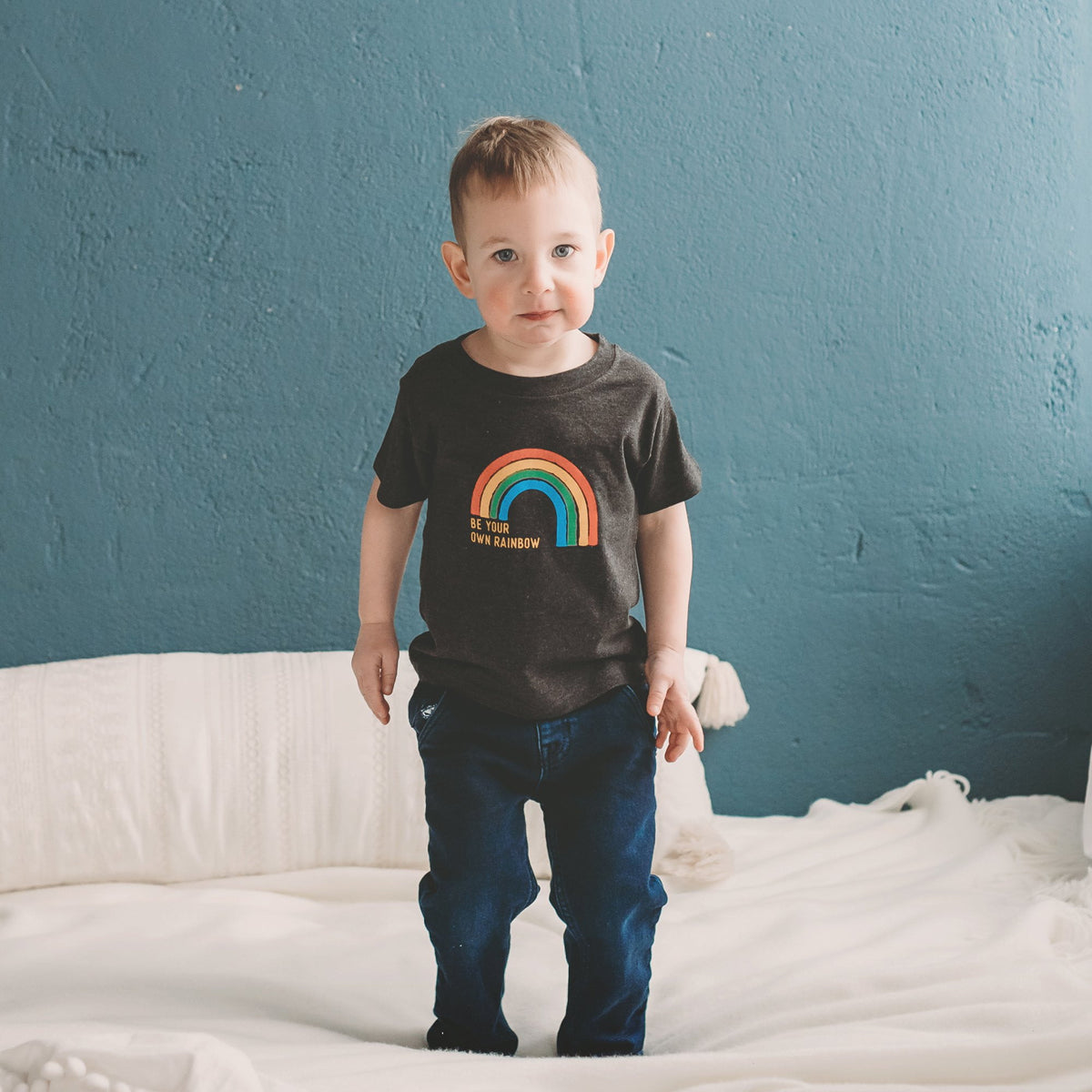 Be Your Own Rainbow Kid&#39;s T-shirt - Sweetpea and Co.