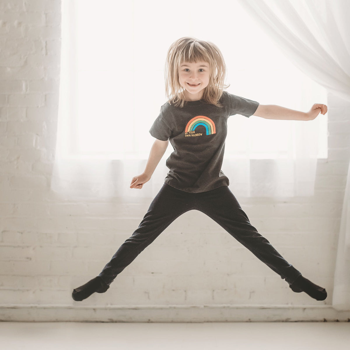 Be Your Own Rainbow Kid&#39;s T-shirt - Sweetpea and Co.